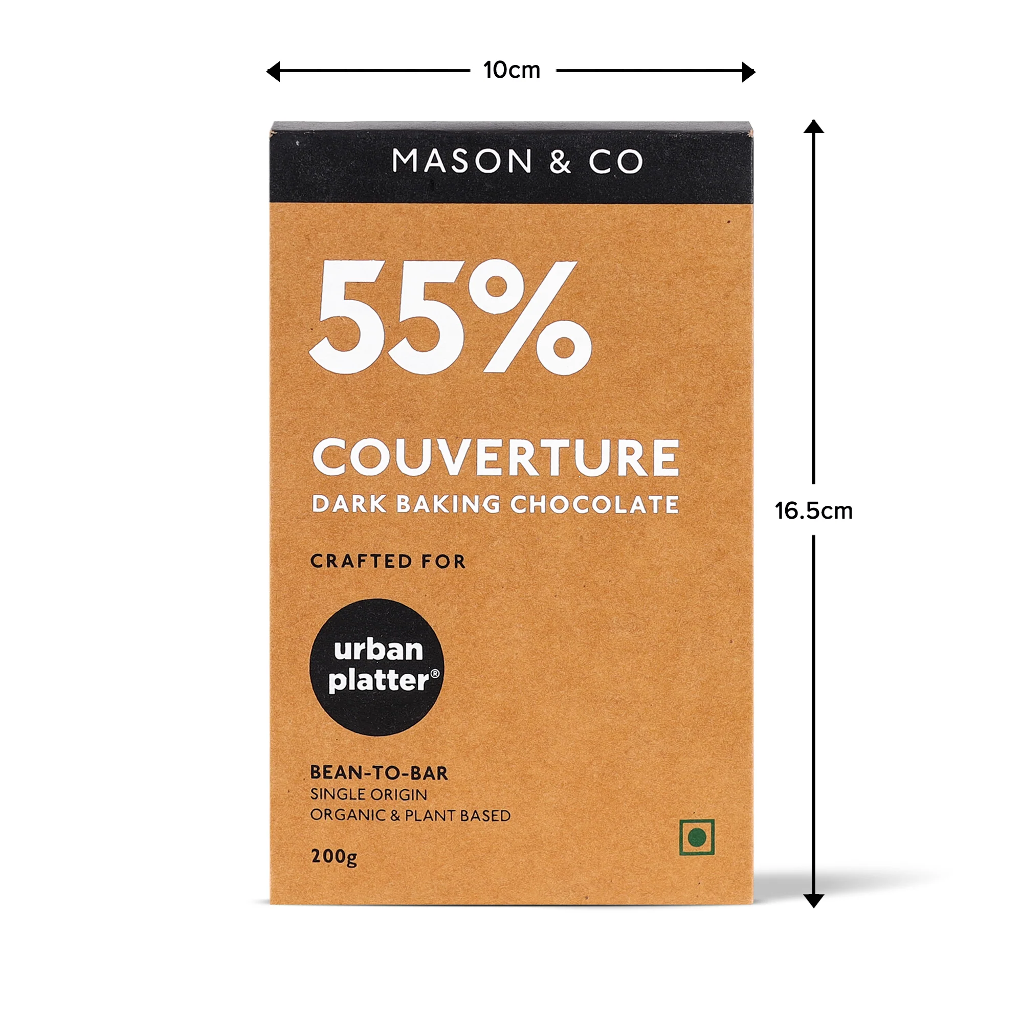 55% Dark Chocolate Baking Couverture, 200g [Crafted By Mason & Co. Single Origin, Bean To Bar] - Image 6