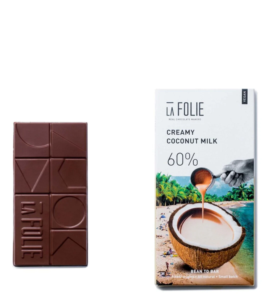 60% Creamy Coconut Milk Bar, 60g - Image 2