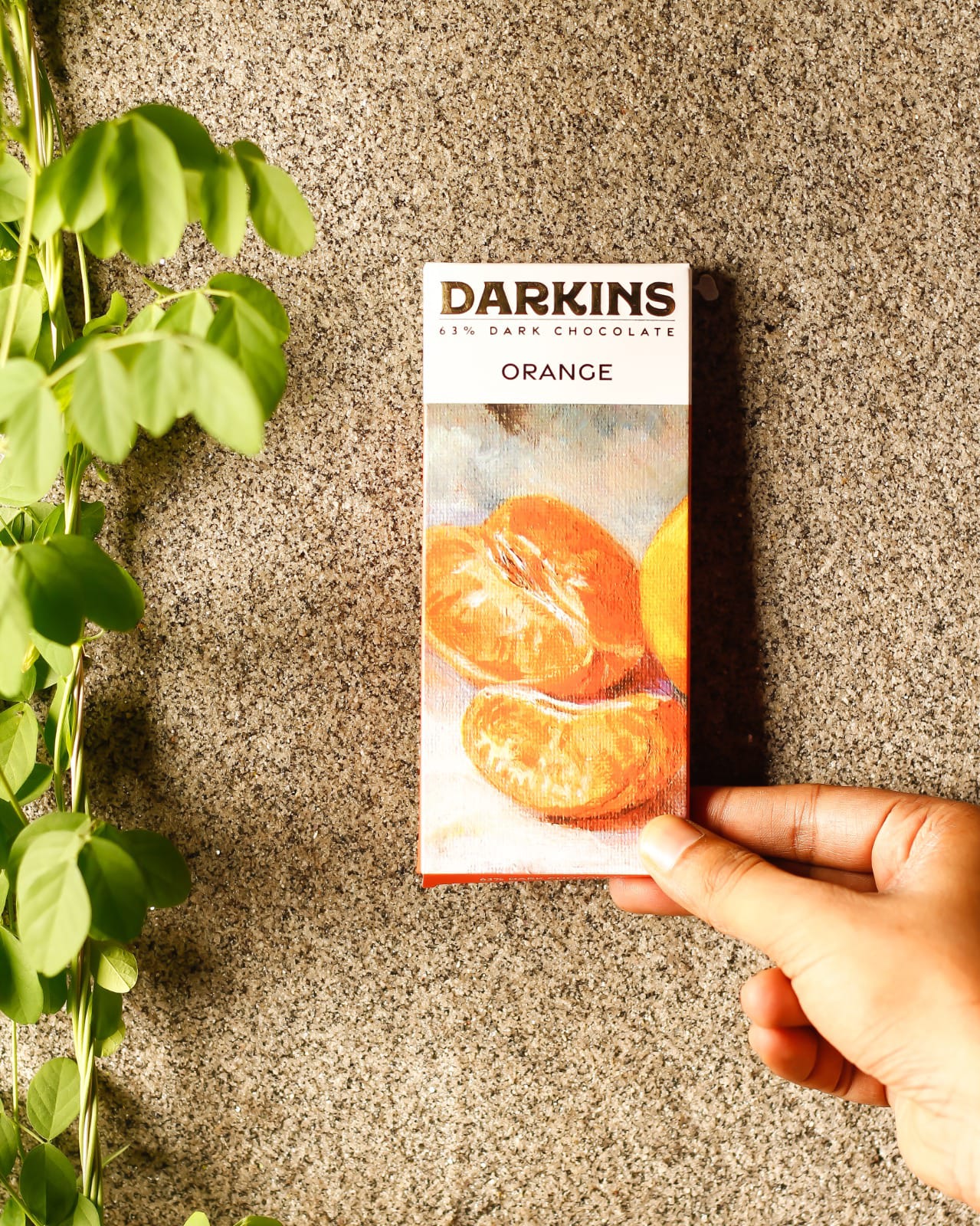 63% Artisanal Dark Chocolate with Orange, 50g