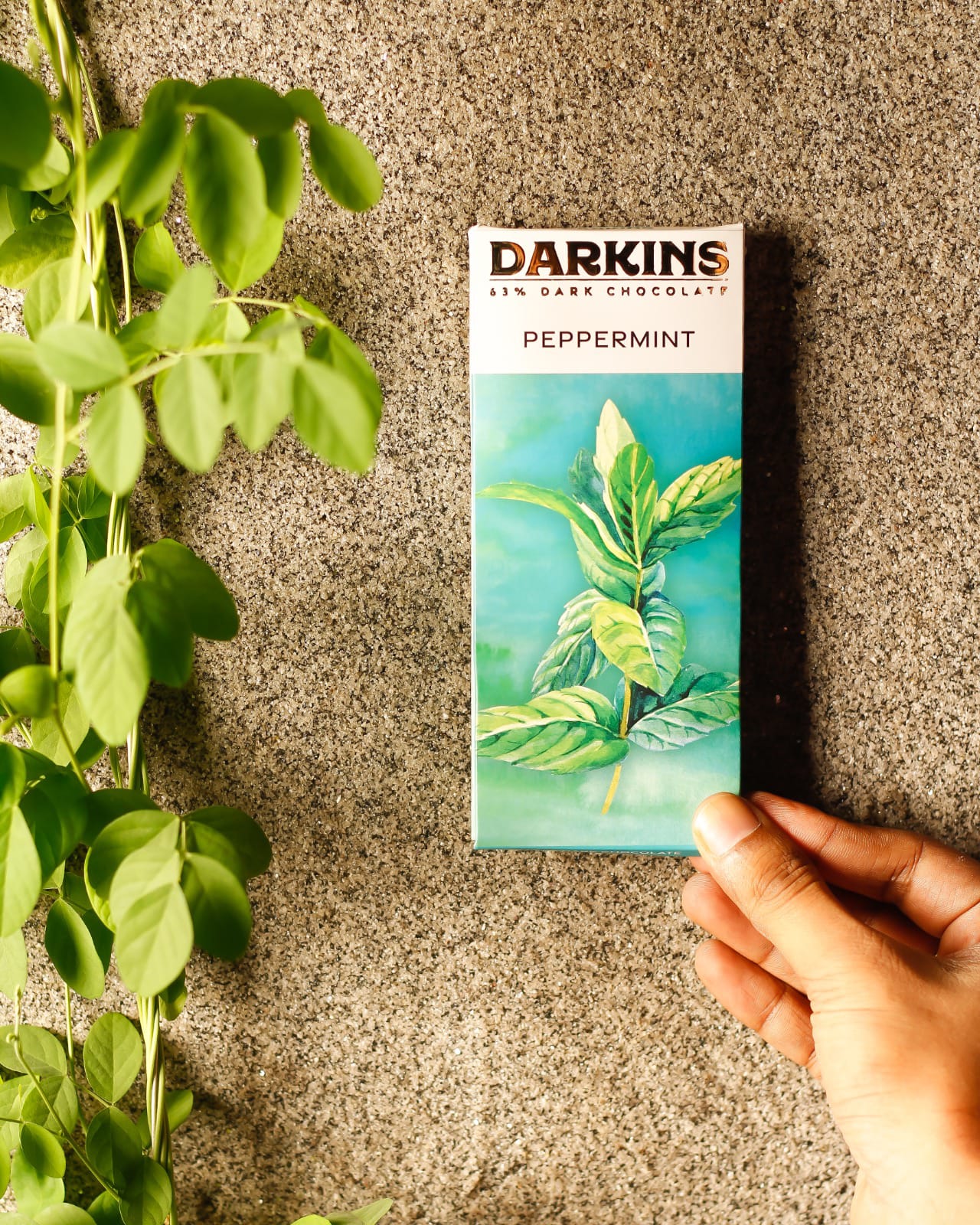 63% Artisanal Dark Chocolate with Peppermint, 50g