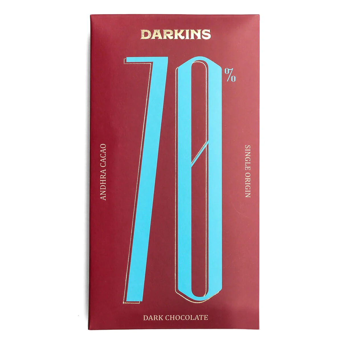 70% Single Origin Cacao Dark Chocolate Bar from Andhra Pradesh, 65g