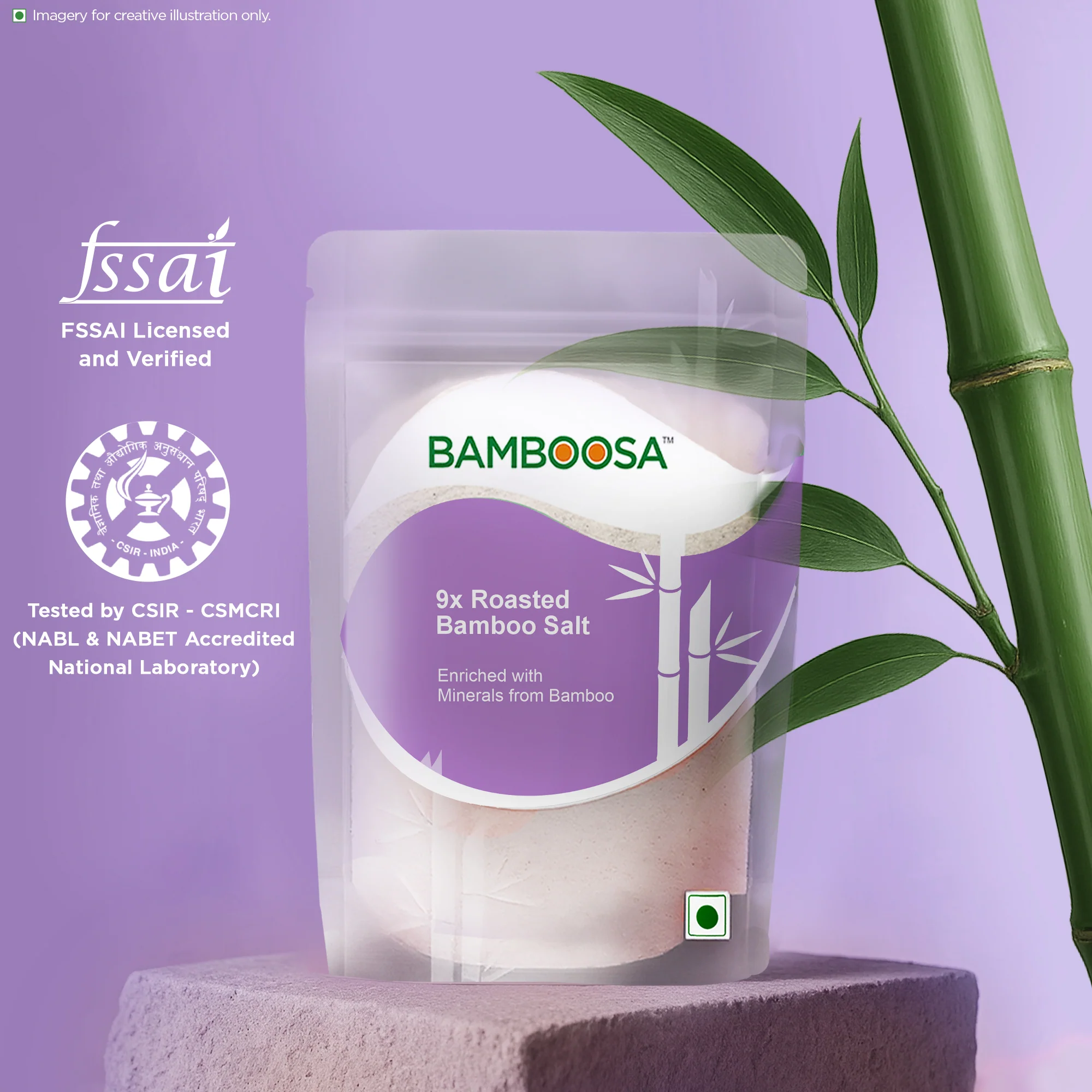 Bamboosa 9x Bamboo Roasted Salt, 500g (Mineral-Rich | Alkaline Salt | Cooking & Wellness) - Image 7