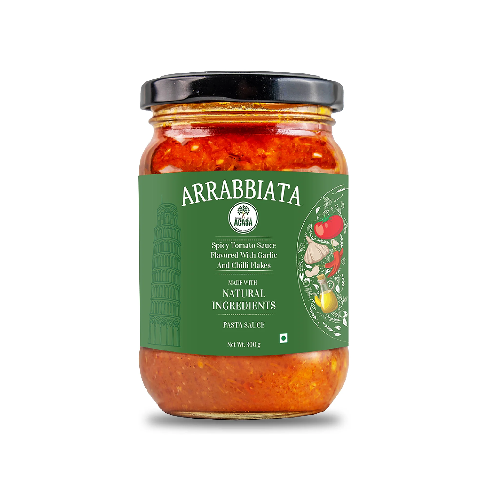 Arrabbiata Pasta Sauce by Little Italy, 300g