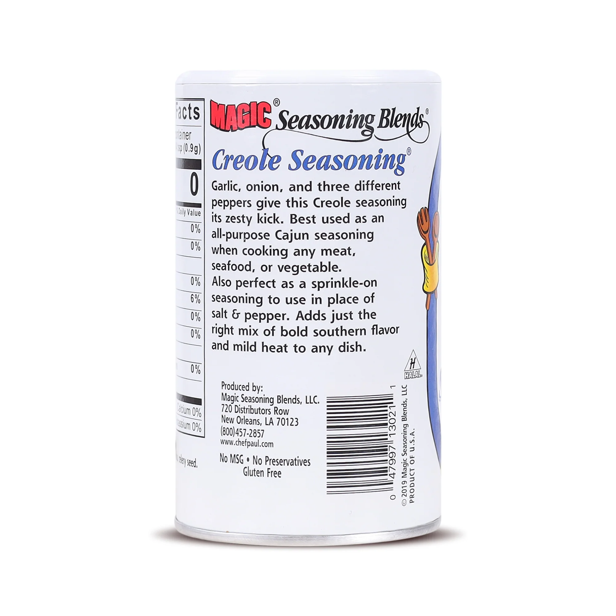 Chef Paul Prudhomme Magic Creole Seasoning – Reduced Sodium, 152g (Authentic Creole Spice Blend, Bold Flavor with Less Salt, No MSG or Preservatives, Gluten-free) - Image 2