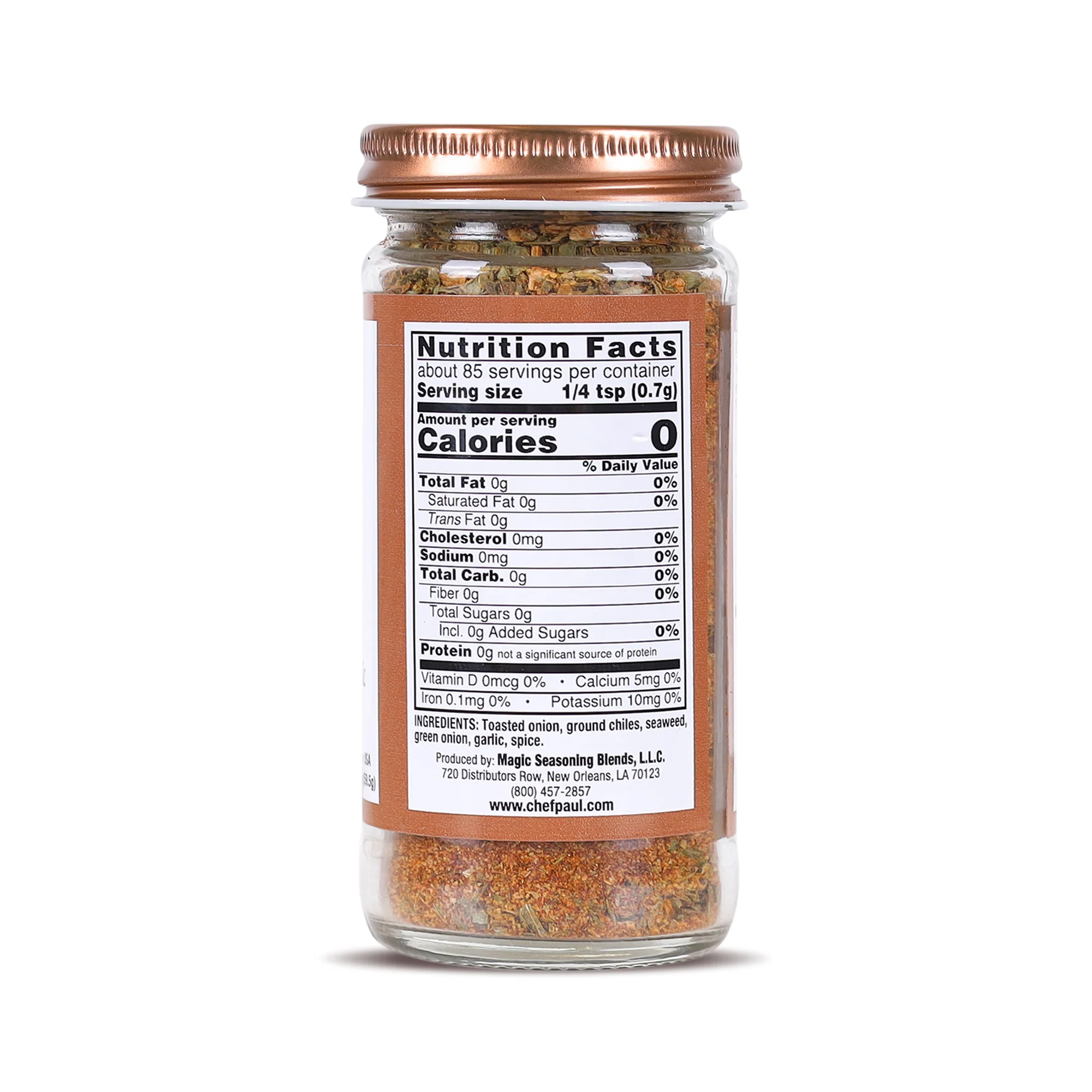 Chef Paul Prudhomme Toasted Onion & Garlic Magic Seasoning Blends, 59g (Salt-Free, Sugar-Free | Six Spice Flavor-Packed Blend) - Image 3