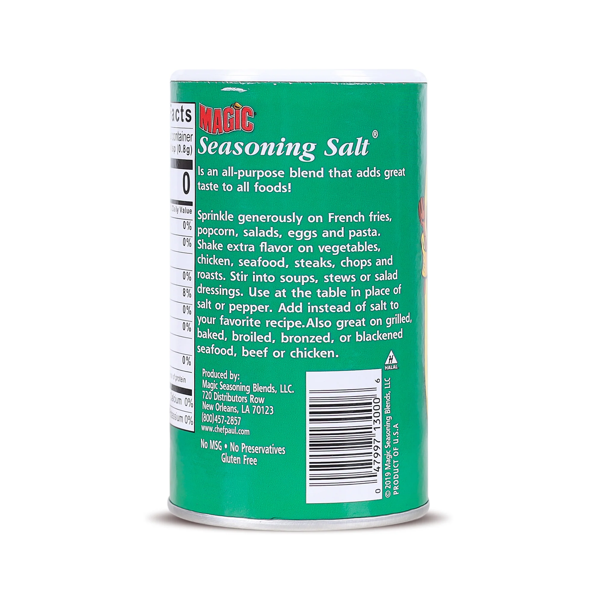 Chef Paul Prudhomme Magic Seasoning Salt, 198g (All-Purpose Savory Seasoning Blend, NO MSG, NO Preservatives, Gluten-free) - Image 2