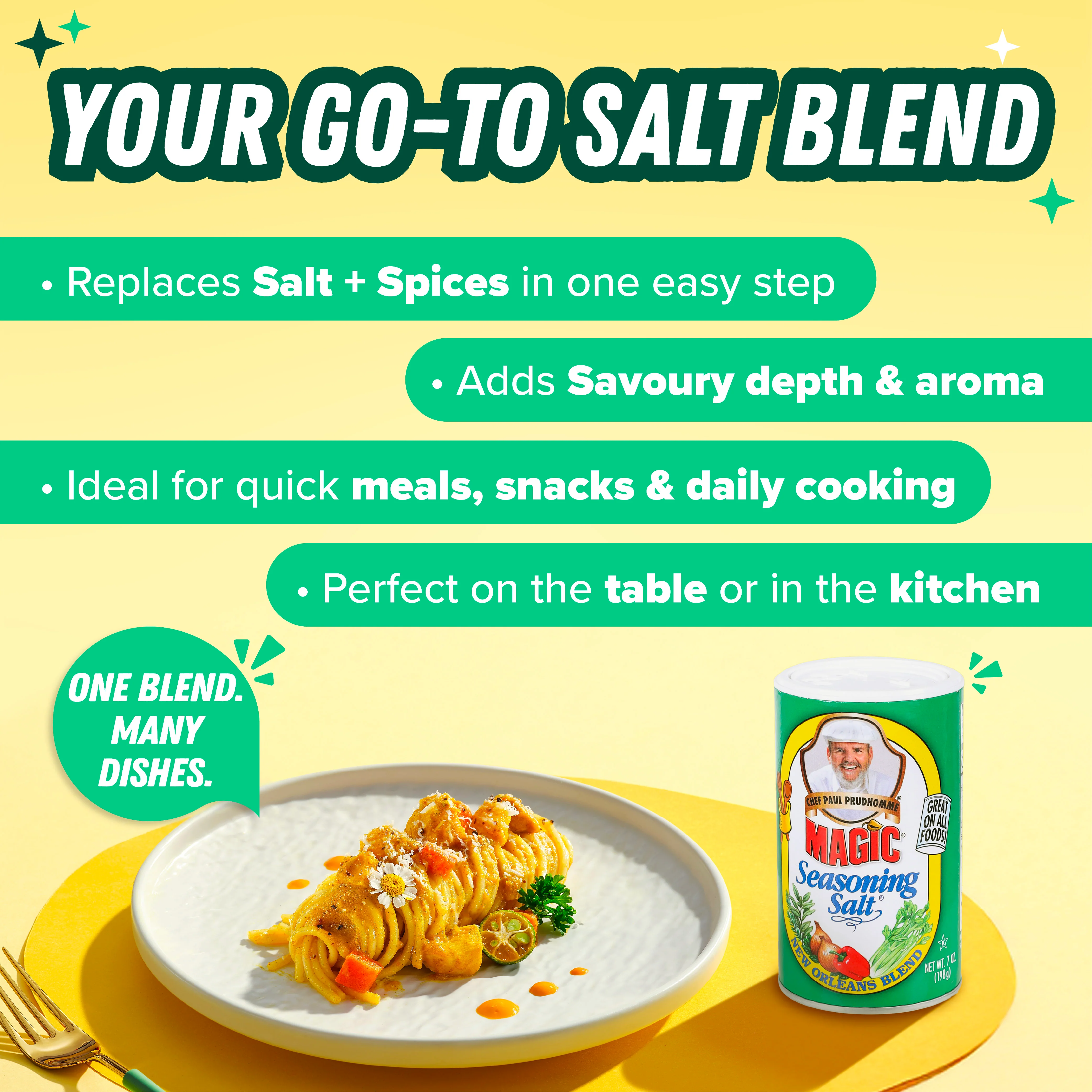 Chef Paul Prudhomme Magic Seasoning Salt, 198g (All-Purpose Savory Seasoning Blend, NO MSG, NO Preservatives, Gluten-free) - Image 5