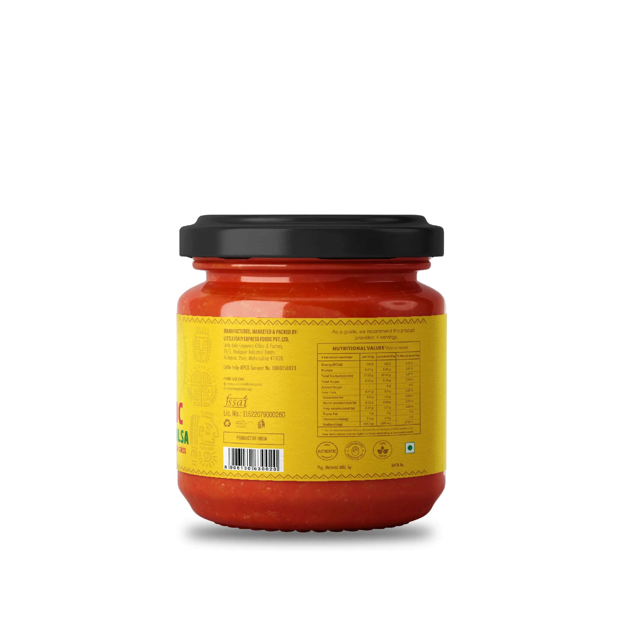 Classic Tomato Salsa by Little Italy, 200g - Image 2