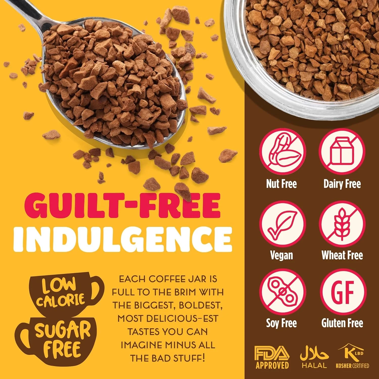 Double Chocolate Flavour Coffee, 50g - Image 2