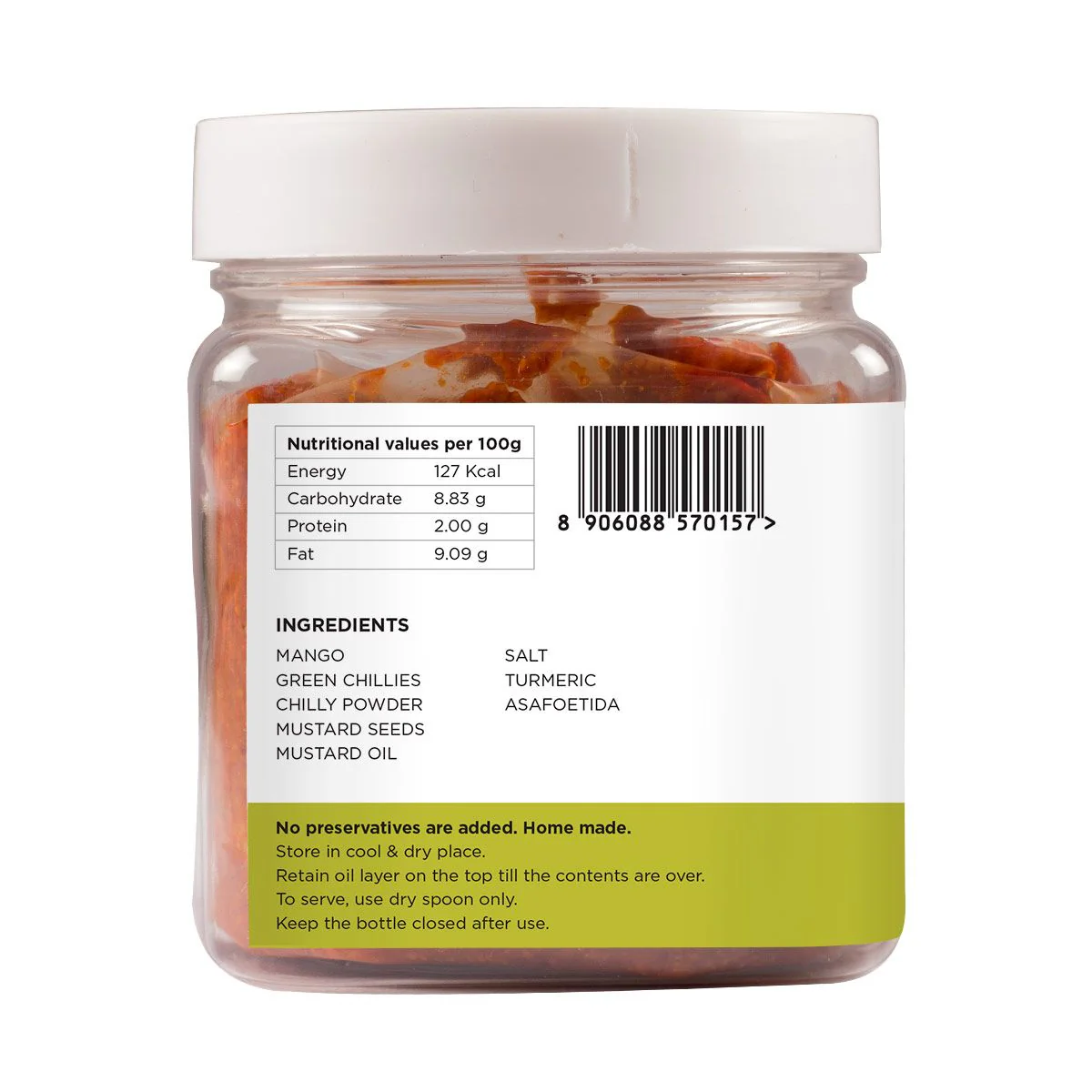 Goosebumps Khatti Keri Mustard Pickle | Punjabi Aam ka aachar | Mango Pickle in Mustard | Preservative Free Pickle, 250 GMS - Image 2