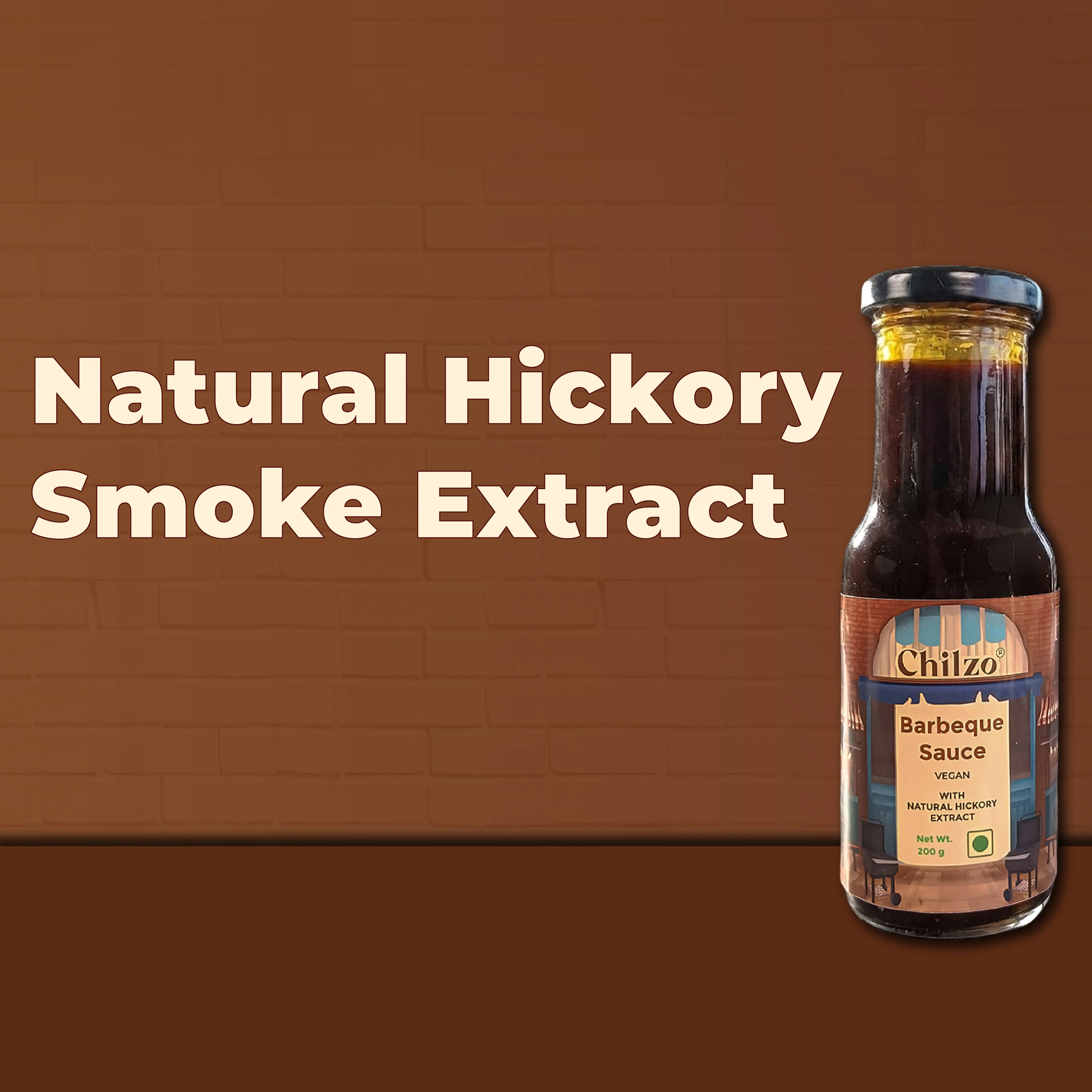 Hickory Barbecue Sauce,200g (Classic Smoky BBQ Sauce, No Added Colors or Flavours, Natural Hickory Smoke) - Image 5