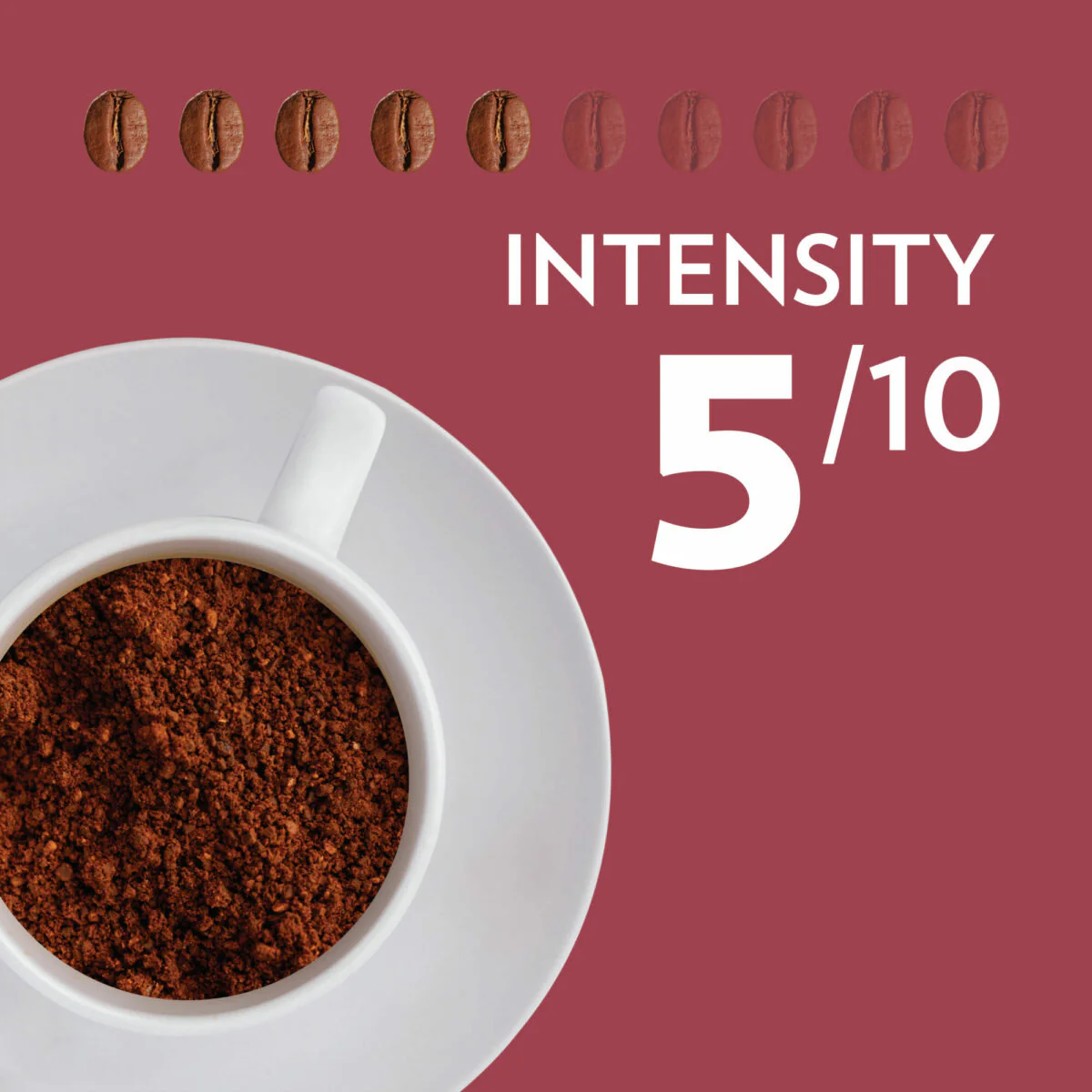 Il Mattino Bold |Pure Ground Coffee | Blend of Arabica & Robusta| Medium Roast | Notes of Wood, Cocoa & Spices | Intensity 5 | 200g Tin - Image 4