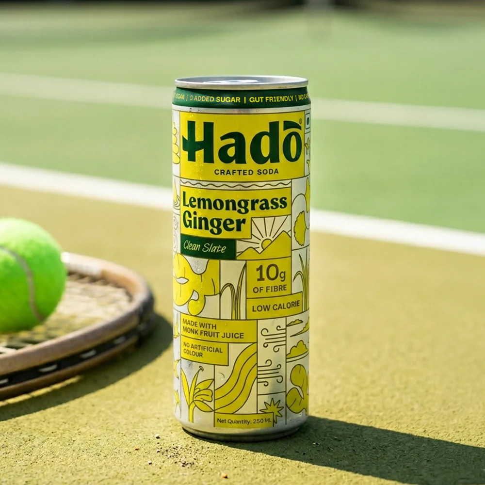 Hadō Lemongrass Ginger Crafted Soda, 250ml x 4 (10g Fibre, Zero Added Sugar) - Image 6