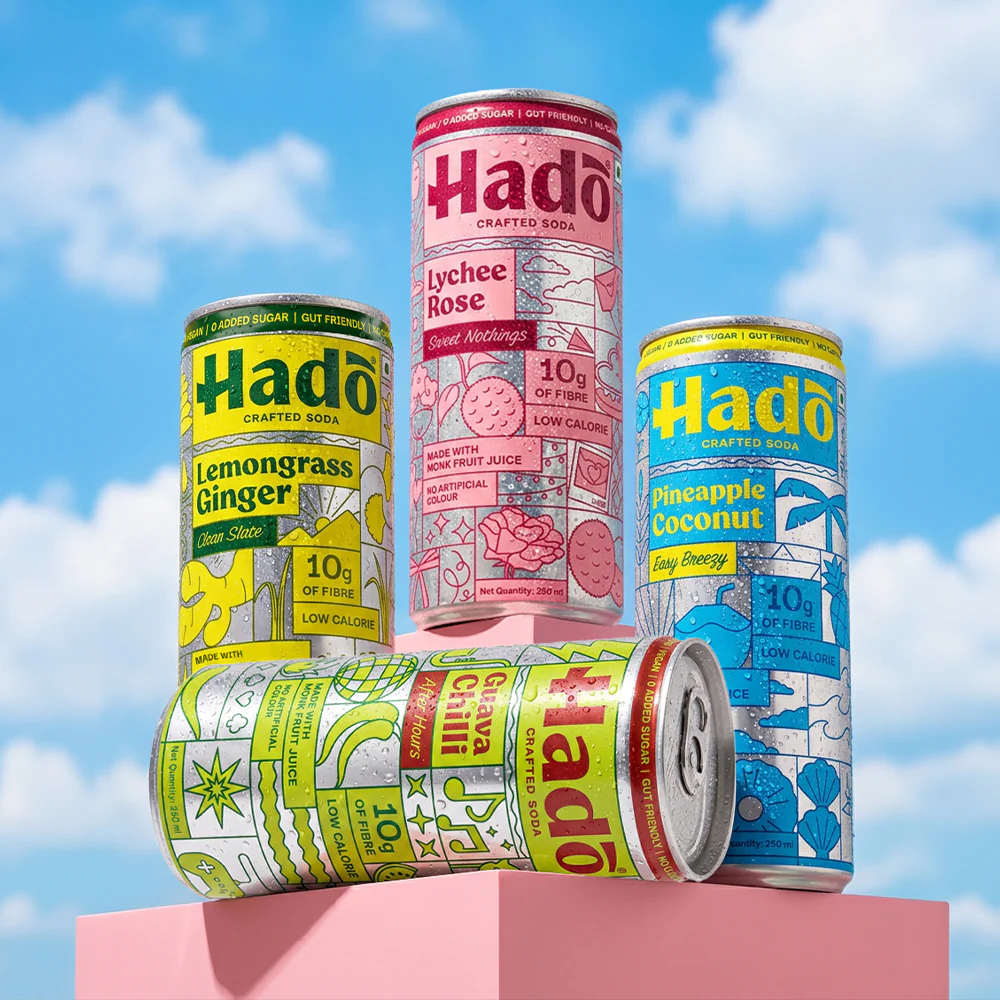 Hadō Lemongrass Ginger Crafted Soda, 250ml x 4 (10g Fibre, Zero Added Sugar) - Image 8