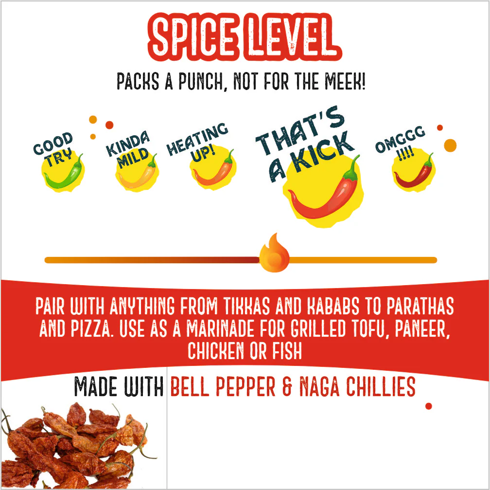 Naga Chilli Sriracha Sauce, 170g (Made of Smoky, Tangy and Spicy Flavour , NO MSG, No Oil, Vegan) - Image 6