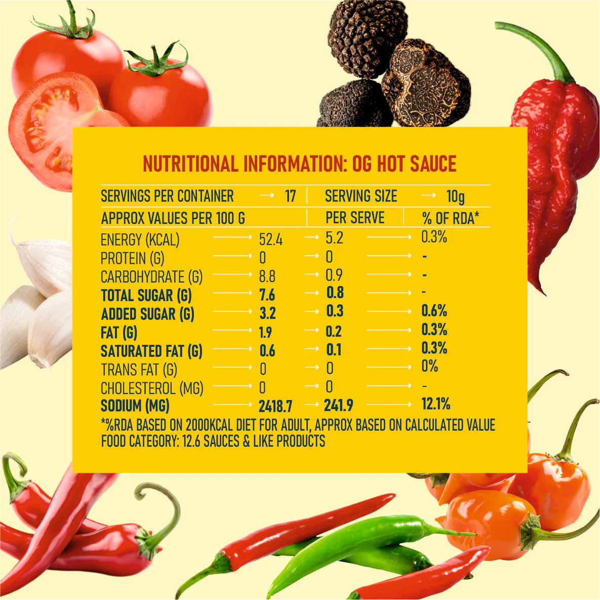 Original Hot Sauce, 170g (Made with Fermented Chillies, NO MSG, is Light, Pungent, Sharp, Spicy & Flavourful ) - Image 8