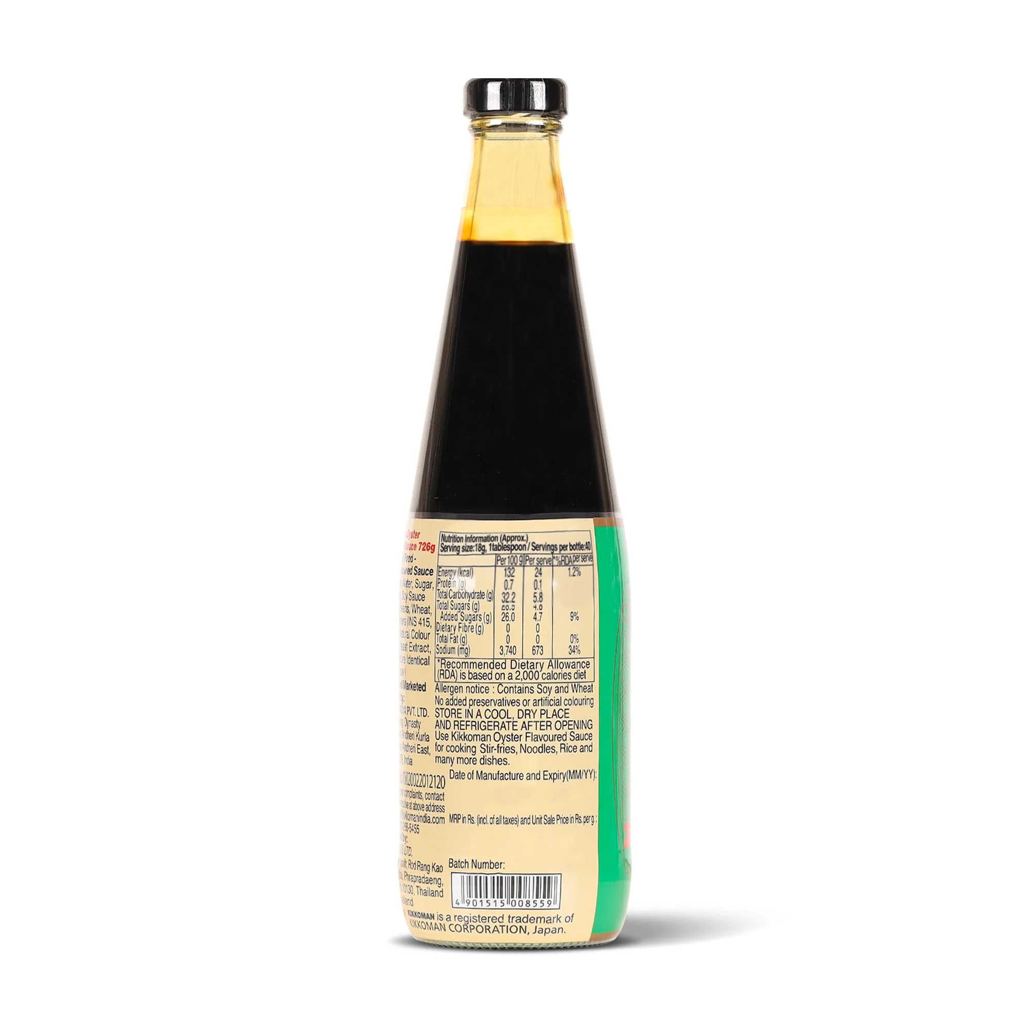 Oyster Flavoured Sauce, 726g | No Mushrooms, No Msg | Vegetarian - Made Using Soy Sauce As The Key Base Ingredient | Essential Ingredient - Image 2