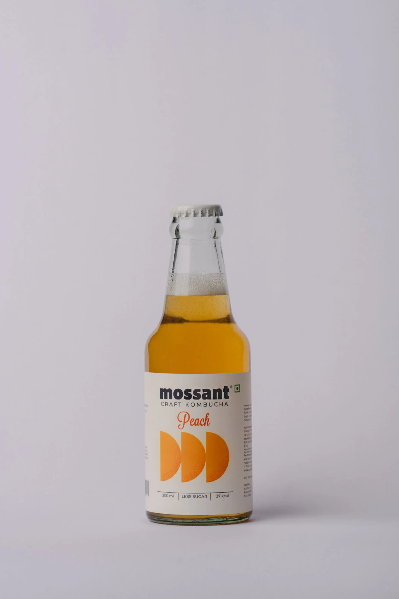 Peach Kombucha, 200ml