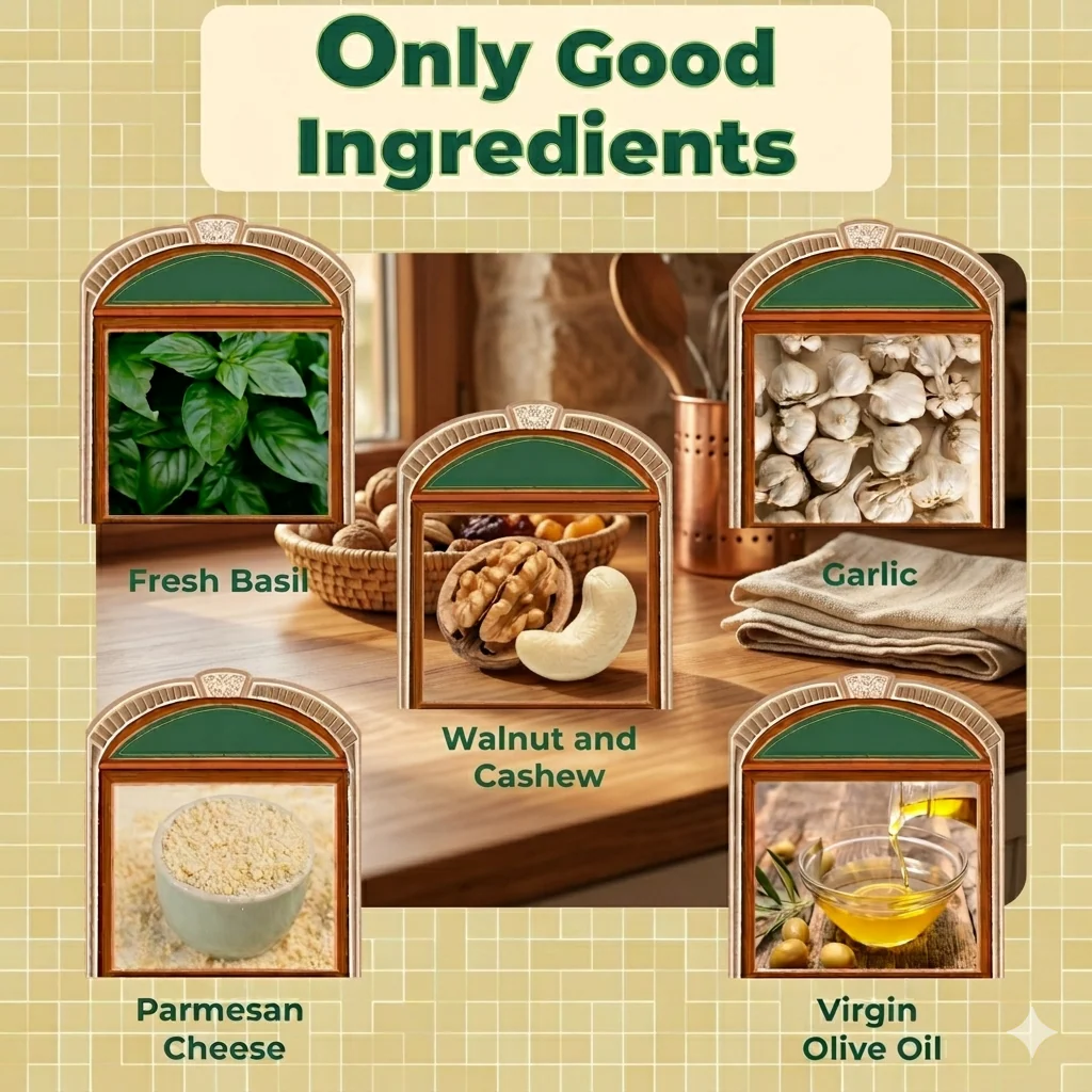 Pesto Sauce,200g (With Parmesan Cheese and Olive Oil, No Added Sugar) - Image 6