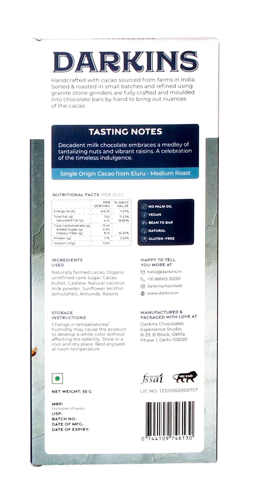 Plant-based Mylk Fruit & Nuts, 50g - Image 2