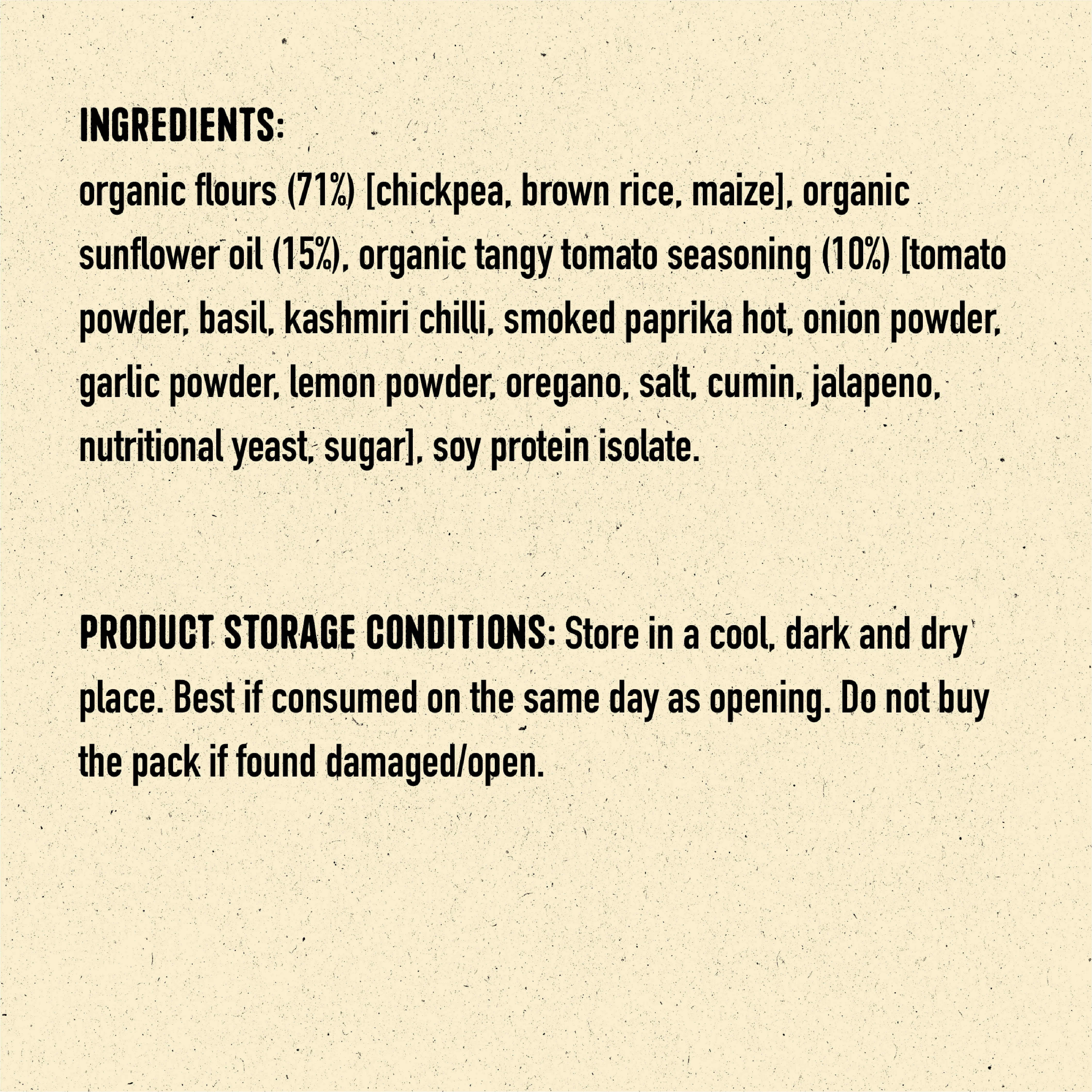 Nourish Organics Popeas Organic Chickpea Protein Puffs - Tangy Taco, 20gm (Gluten-free) - Image 4