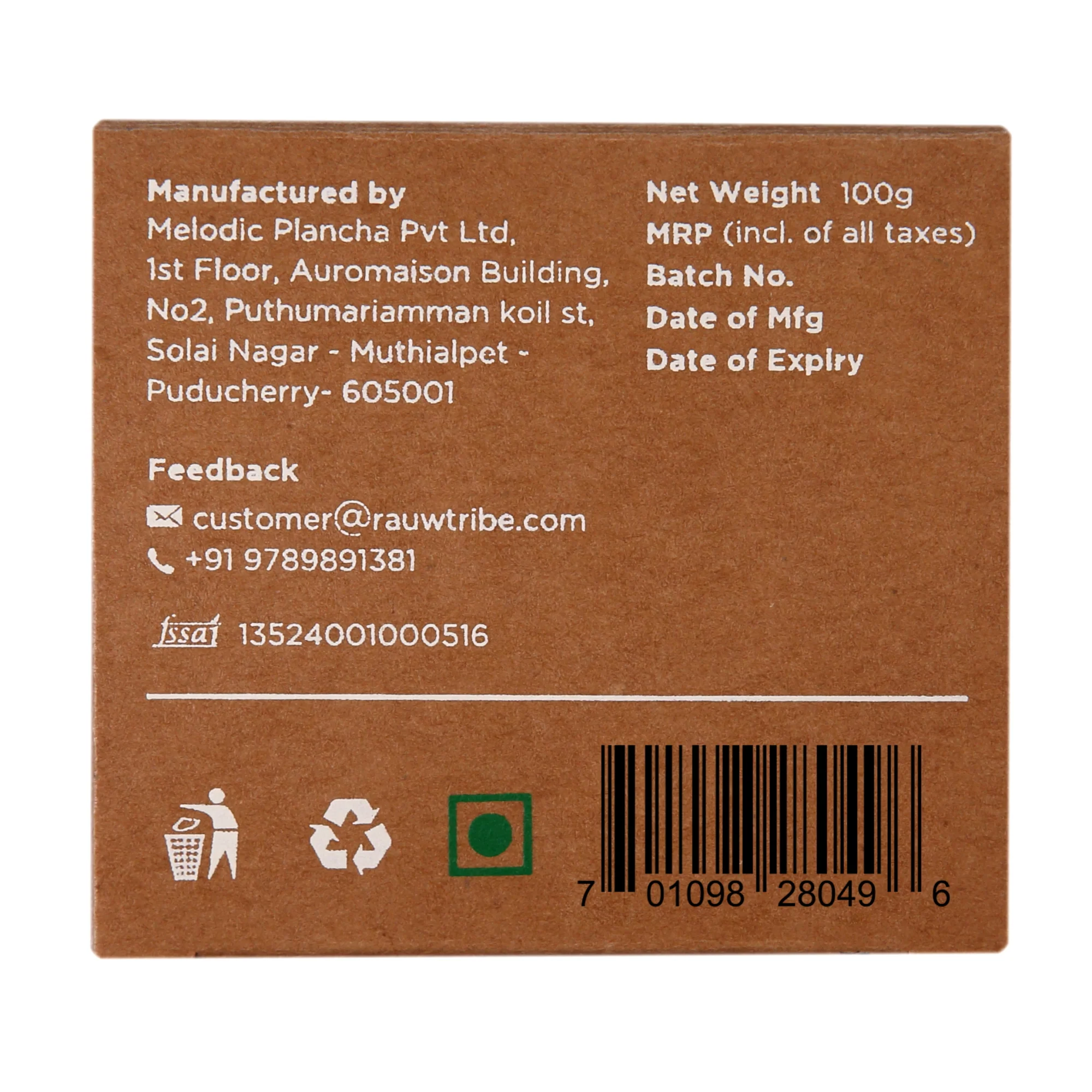 Rauw Sesame Nutrition Bite, 100g (5x20g) - Image 2