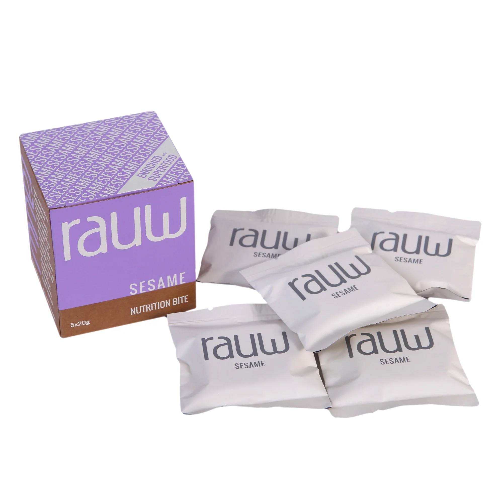 Rauw Sesame Nutrition Bite, 100g (5x20g) - Image 3