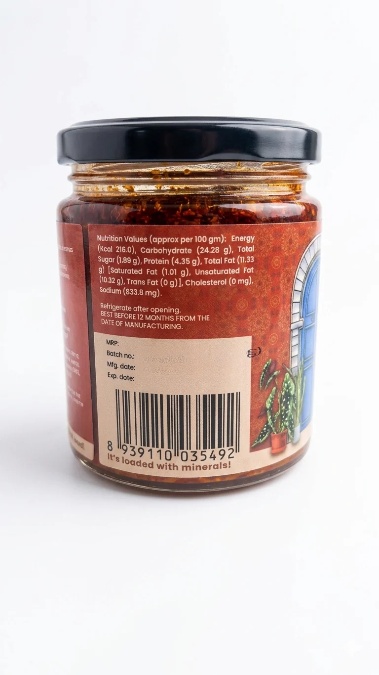 Red Harissa,200g (Authentic Harissa, Made with Dried Red Chilies, No Artificial Colors/Flavors, Dip, Stir-fry, Marinate) - Image 3
