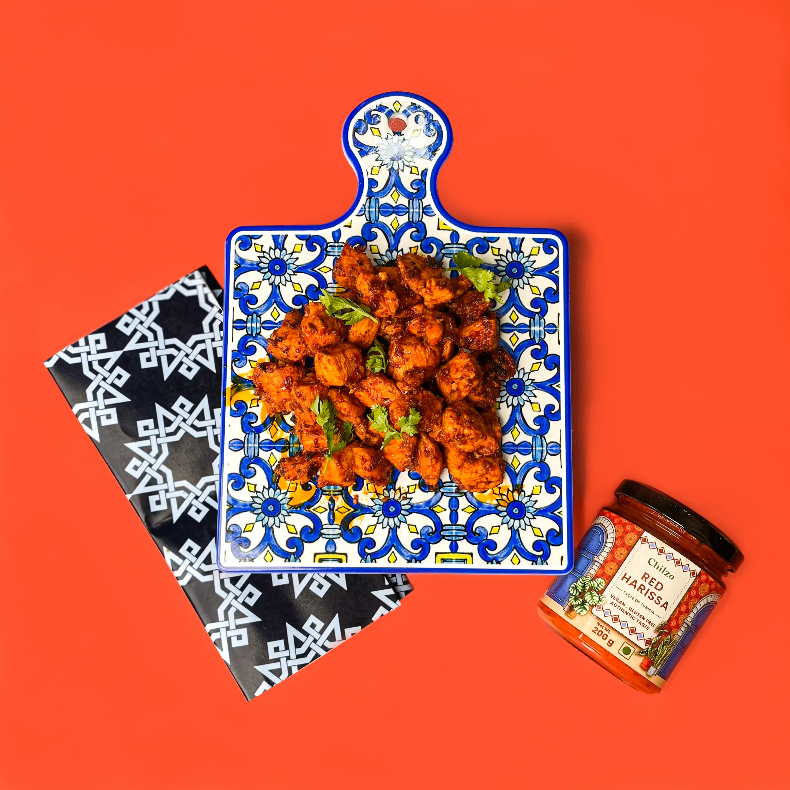 Red Harissa,200g (Authentic Harissa, Made with Dried Red Chilies, No Artificial Colors/Flavors, Dip, Stir-fry, Marinate) - Image 9