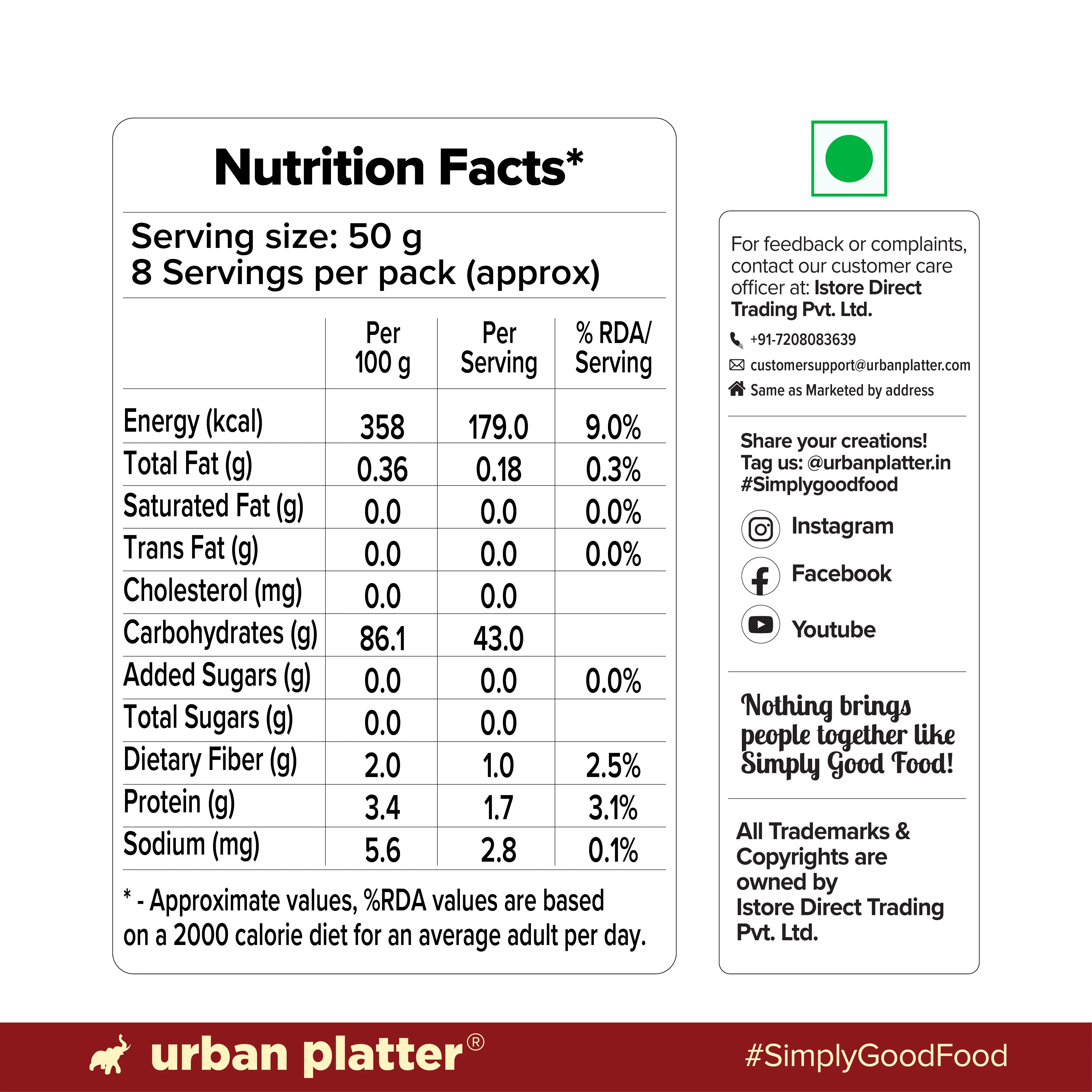 Rice Noodles, 400g (Naturally Gluten-free, Made with Rice Flour, No Additives, Perfect for all Pan Asian Cooking) - Image 2