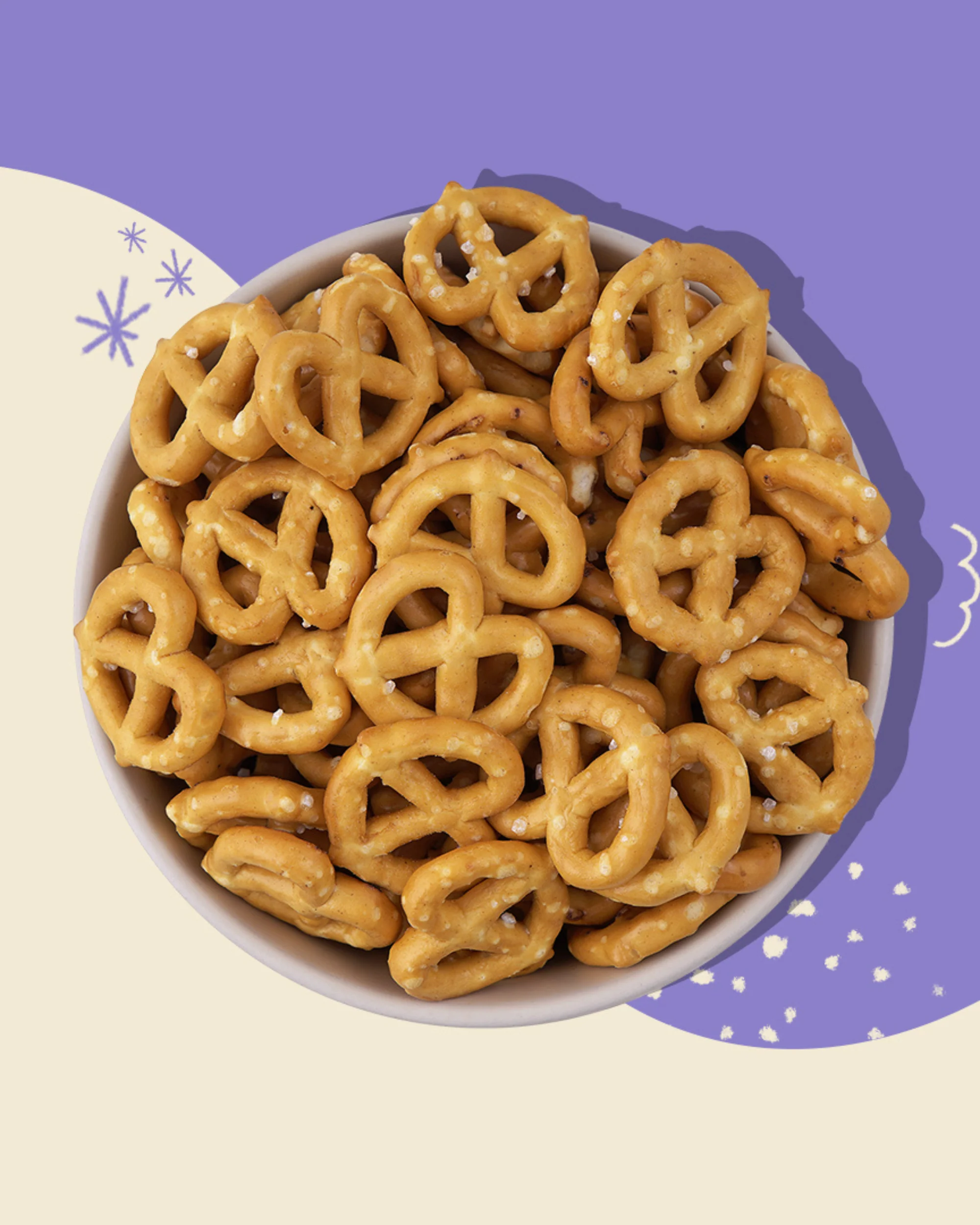 Salted Pretzel Mini Knots Party Pack,200g (Baked Crunchy Snack, Classic Salted Pretzel,| On-the-Go Snack) - Image 7