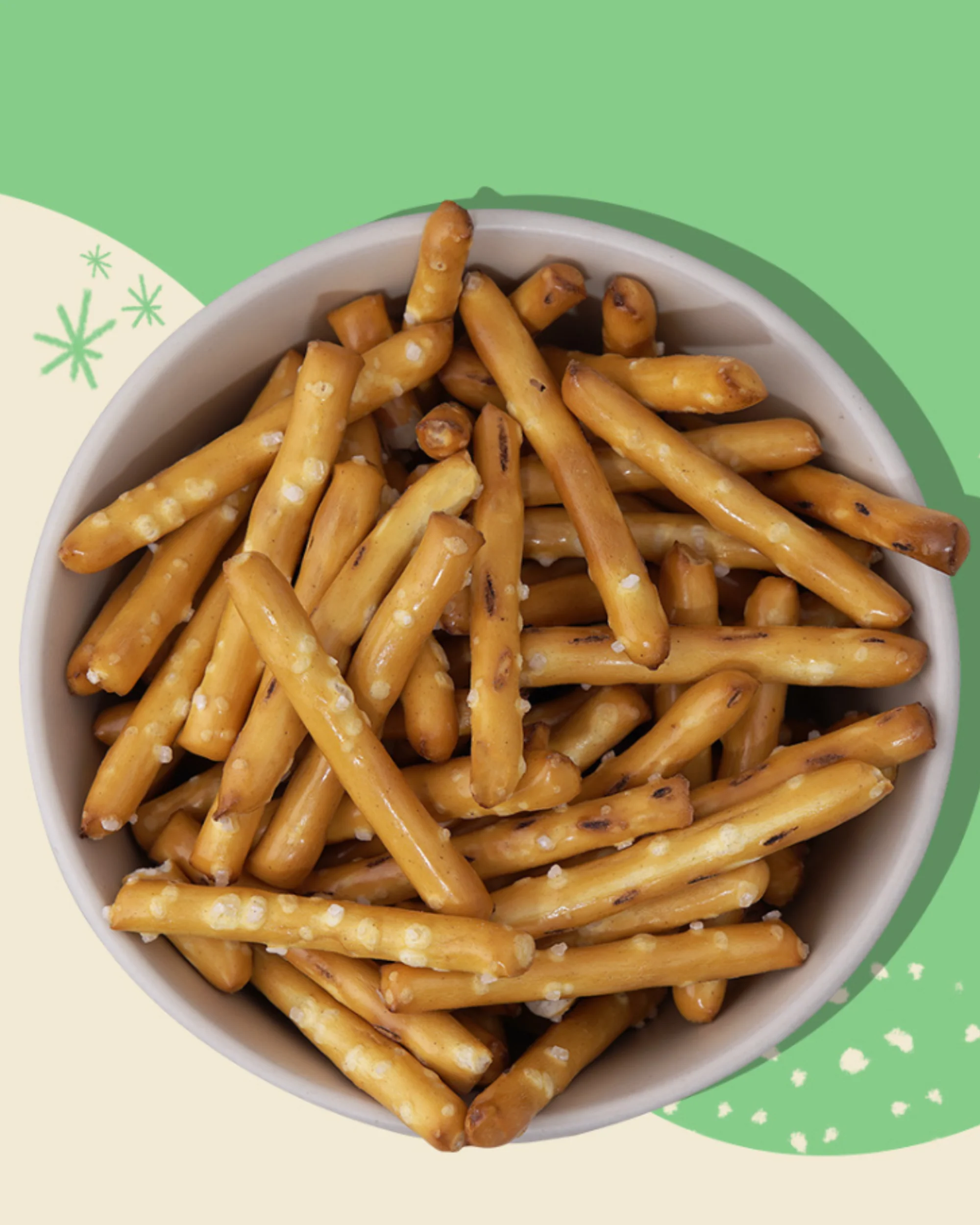 Salted Pretzel Mini Sticks,200g (Baked Crunchy Snack | Low Oil | Classic Salted Pretzel Sticks) - Image 3