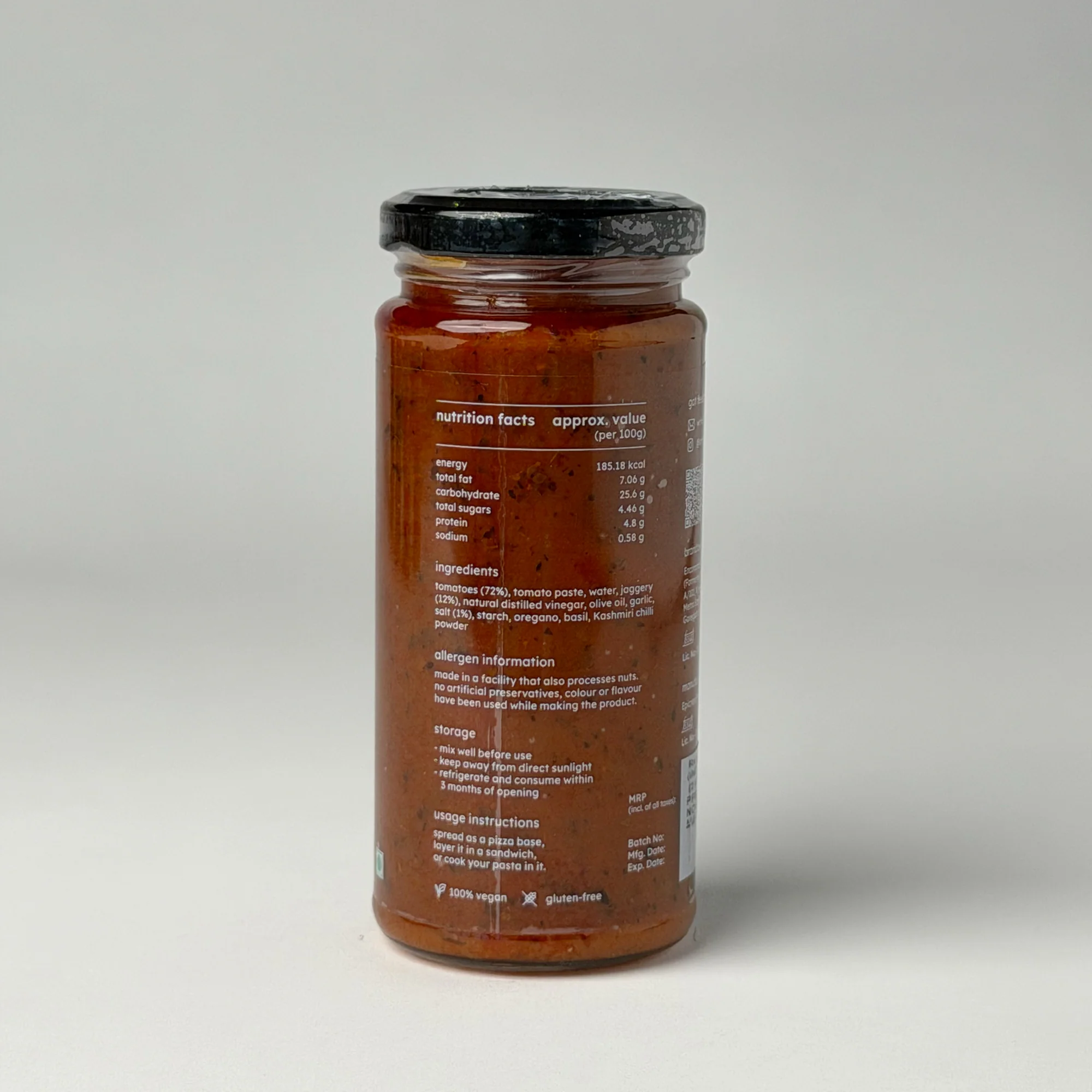 Small Batch San Marzano Pizza-Pasta Sauce, 250g - Image 3