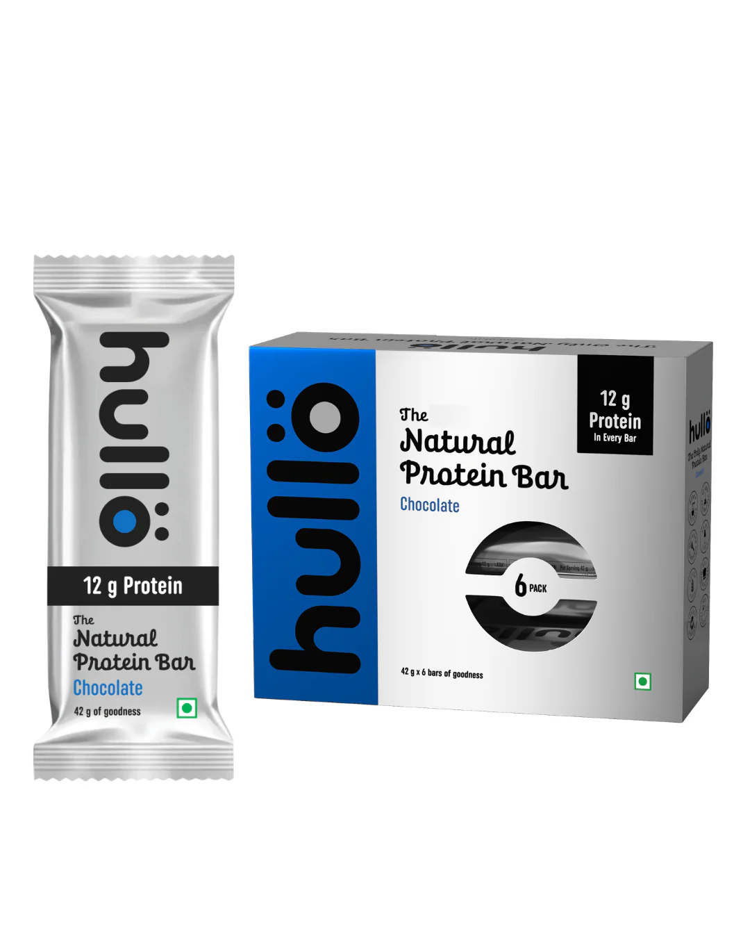 The Natural Protein Bar - Chocolate,252g (6x42g)