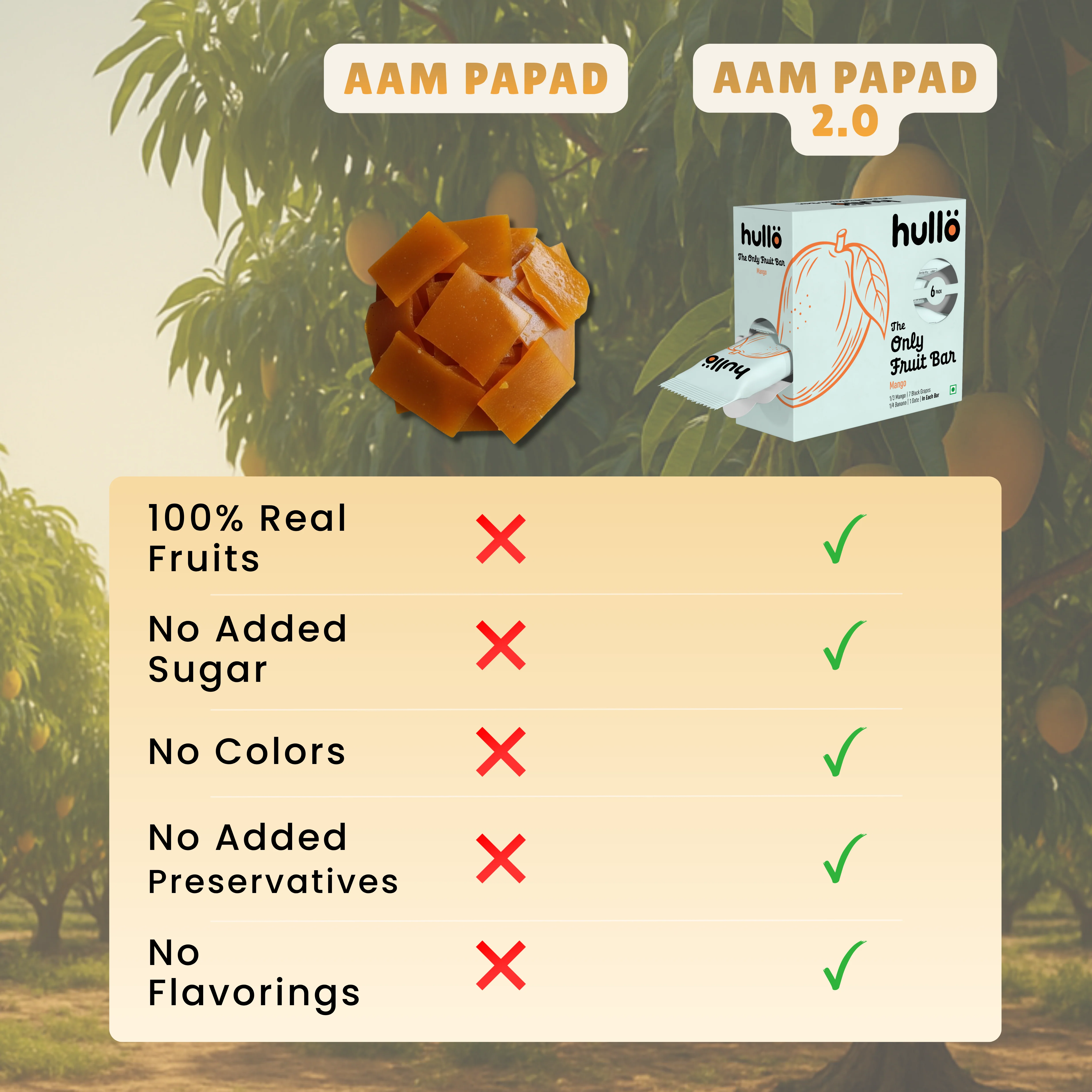 The Only Fruit Bar - Mango, 180g (6x30g) - Image 4