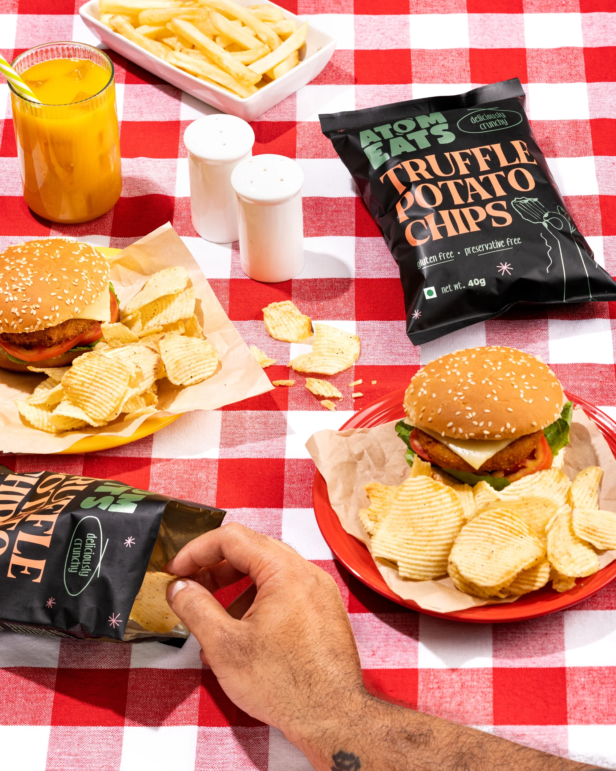 Truffle Ruffled Potato Chips,40g (Gourmet Flavoured Chips, Rich Truffle Seasoning, Crunchy Ruffled Cut) - Image 7