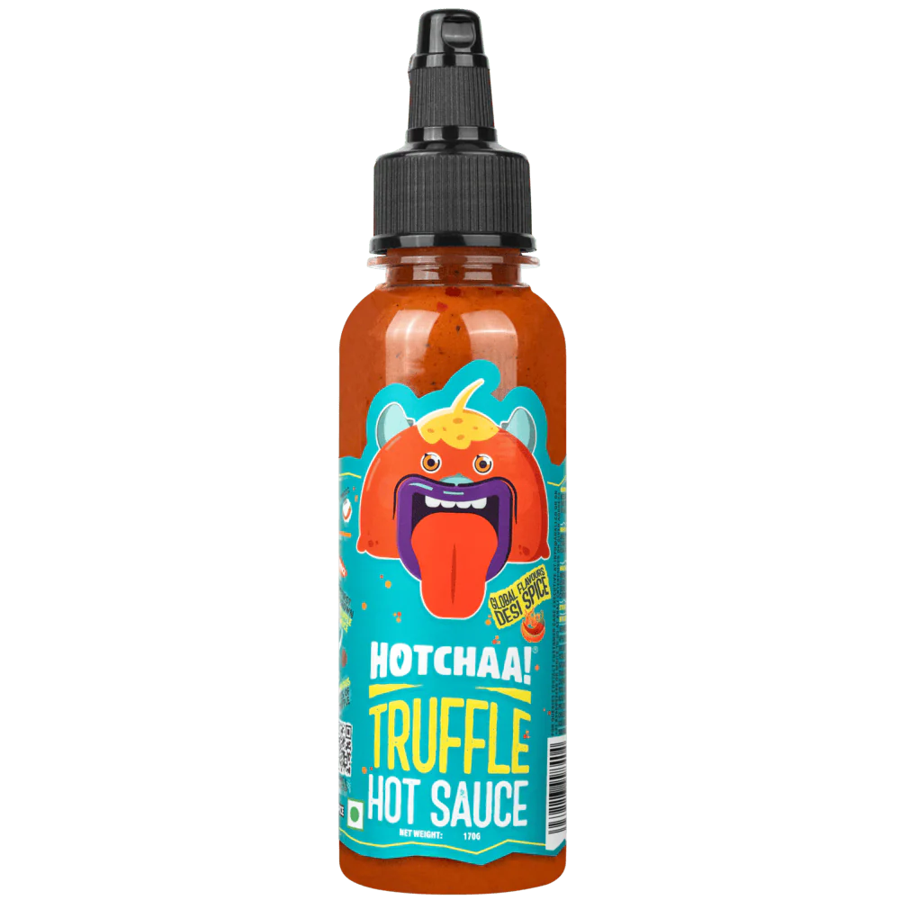 Truffle Spicy Hot Sauce, 170g (Made with Olive Oil, NO MSG, Perfect Blend of Umami & Spice)