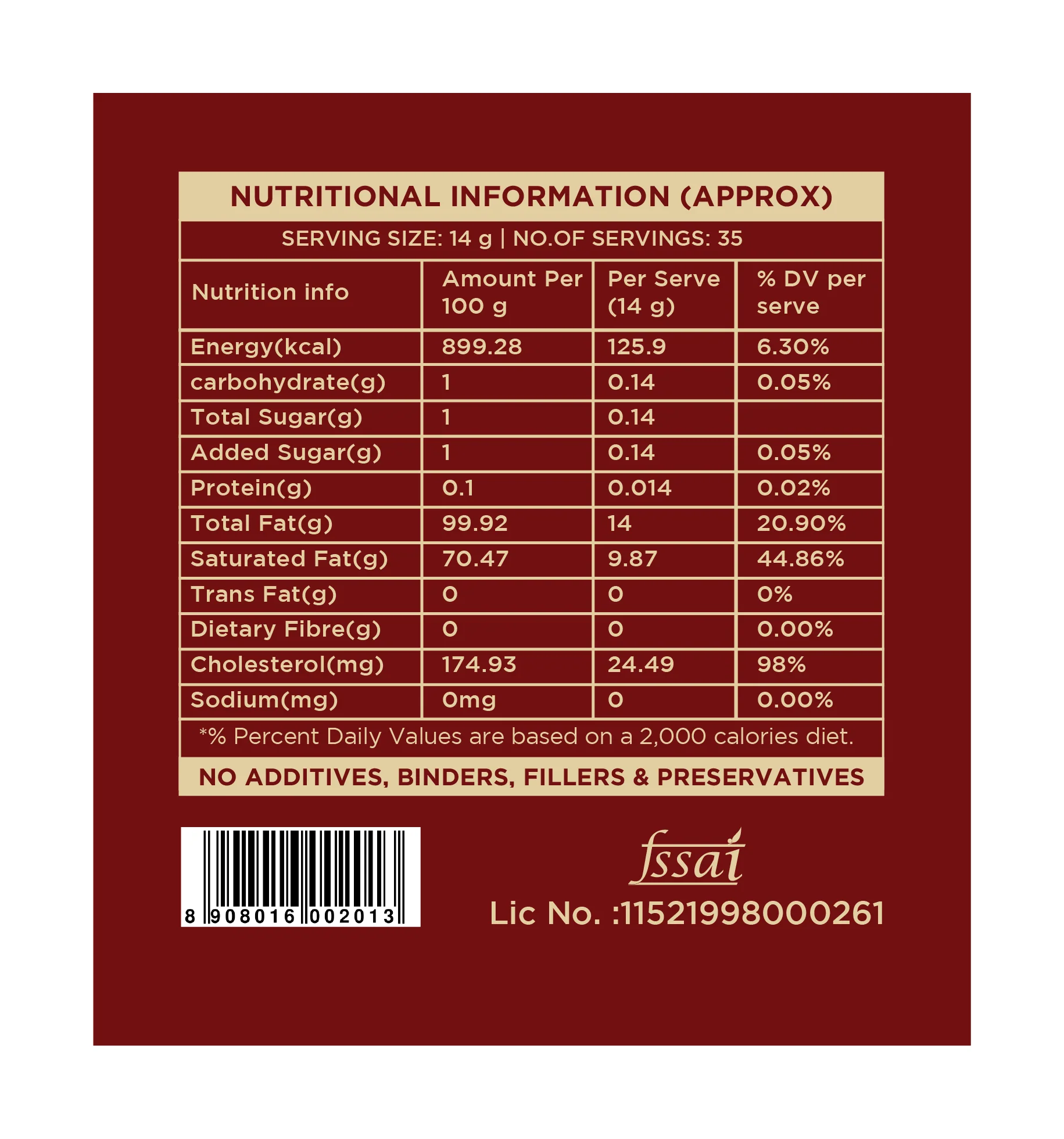 Two Brothers Organic Farms A2 Ghee, 500ml (Free-grazed, Grass-fed Desi Gir Cows, Traditional Bilona Method, Pure, Natural and Healthy Ghee, Farm-Made A2 Cow Ghee with Probiotics for Gut Health) - Image 8