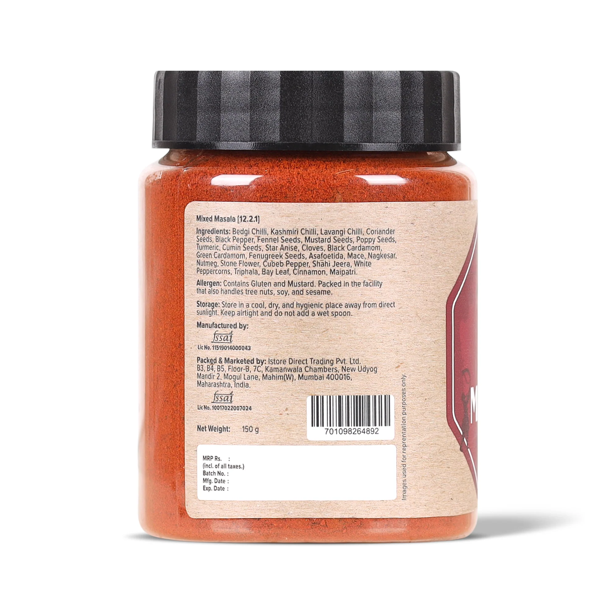  Maharashtrian Agri Masala, 150g (Signature Assal Coastal Agri Blend | Onion & Garlic-free | Additive & Preservative-free) - Image 2