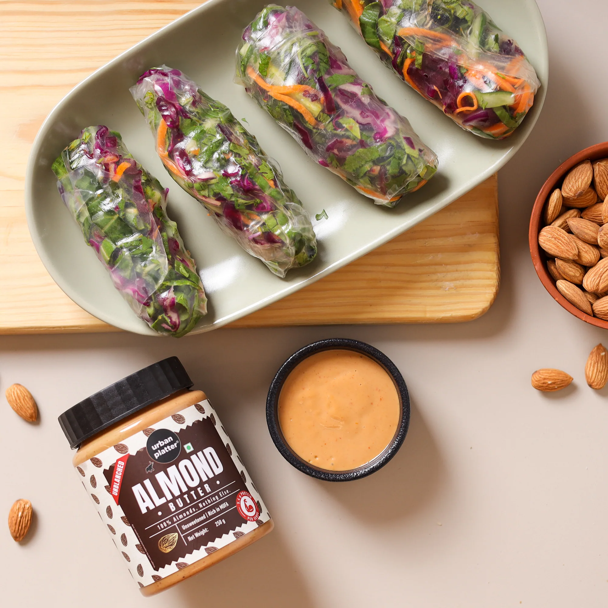Almond Butter (With Skin) (Bold Nutty Flavour | Single Ingredient | Keto-Friendly | Unblanched Paste) - Image 8