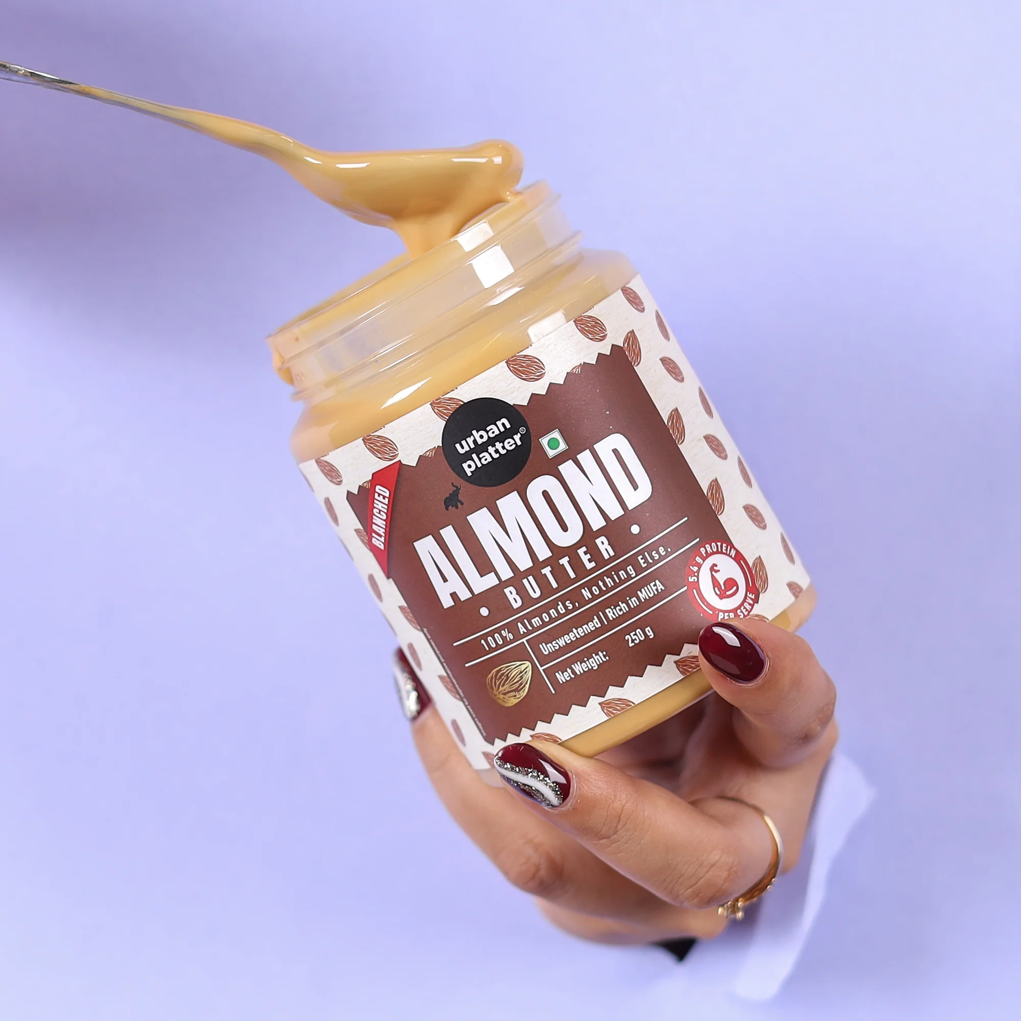 Almond Butter (Without Skin) (Nutty Flavour | Single Ingredient | Keto-Friendly | Blanched Paste) - Image 10