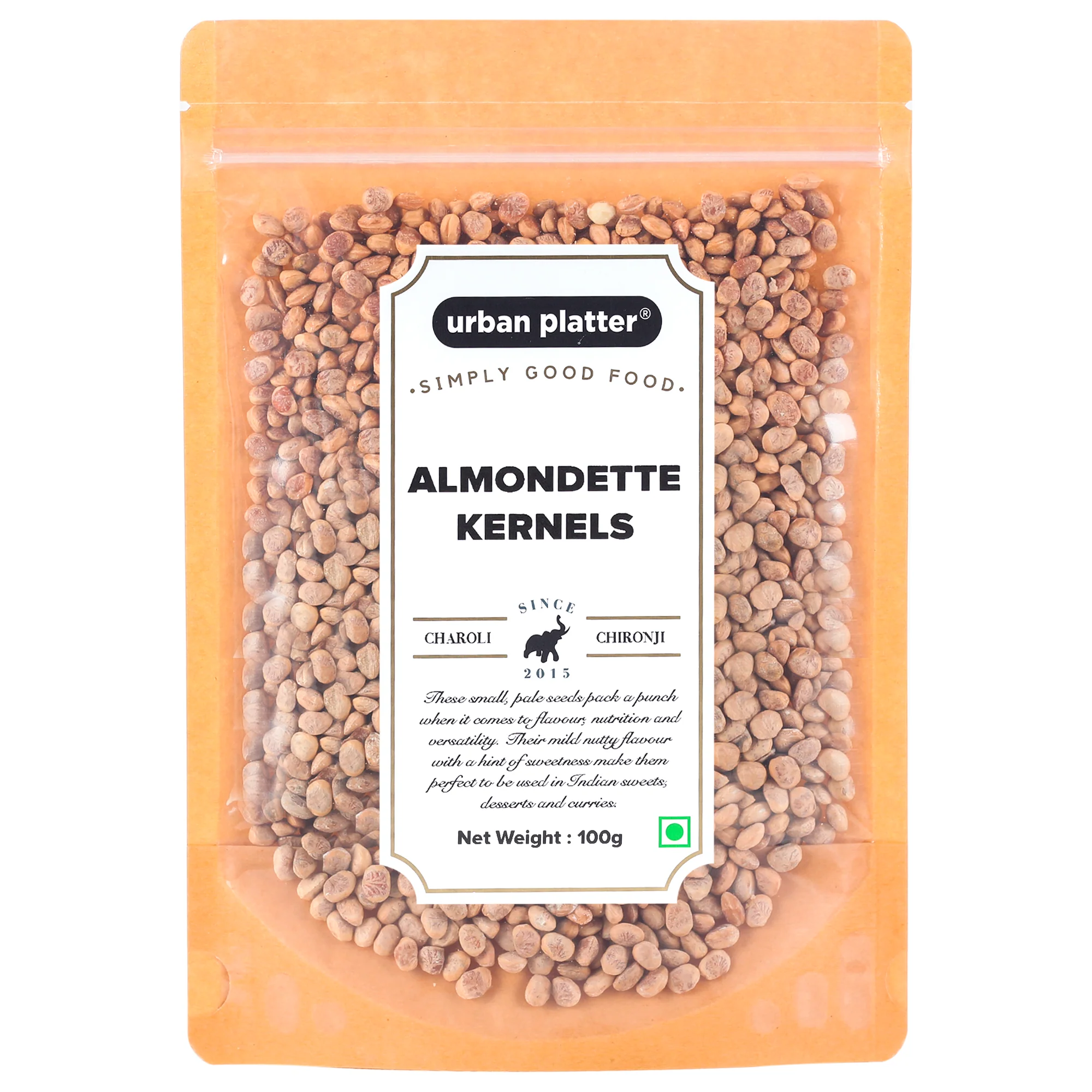 Almondette Kernels (Charoli or Chironji), 100g
