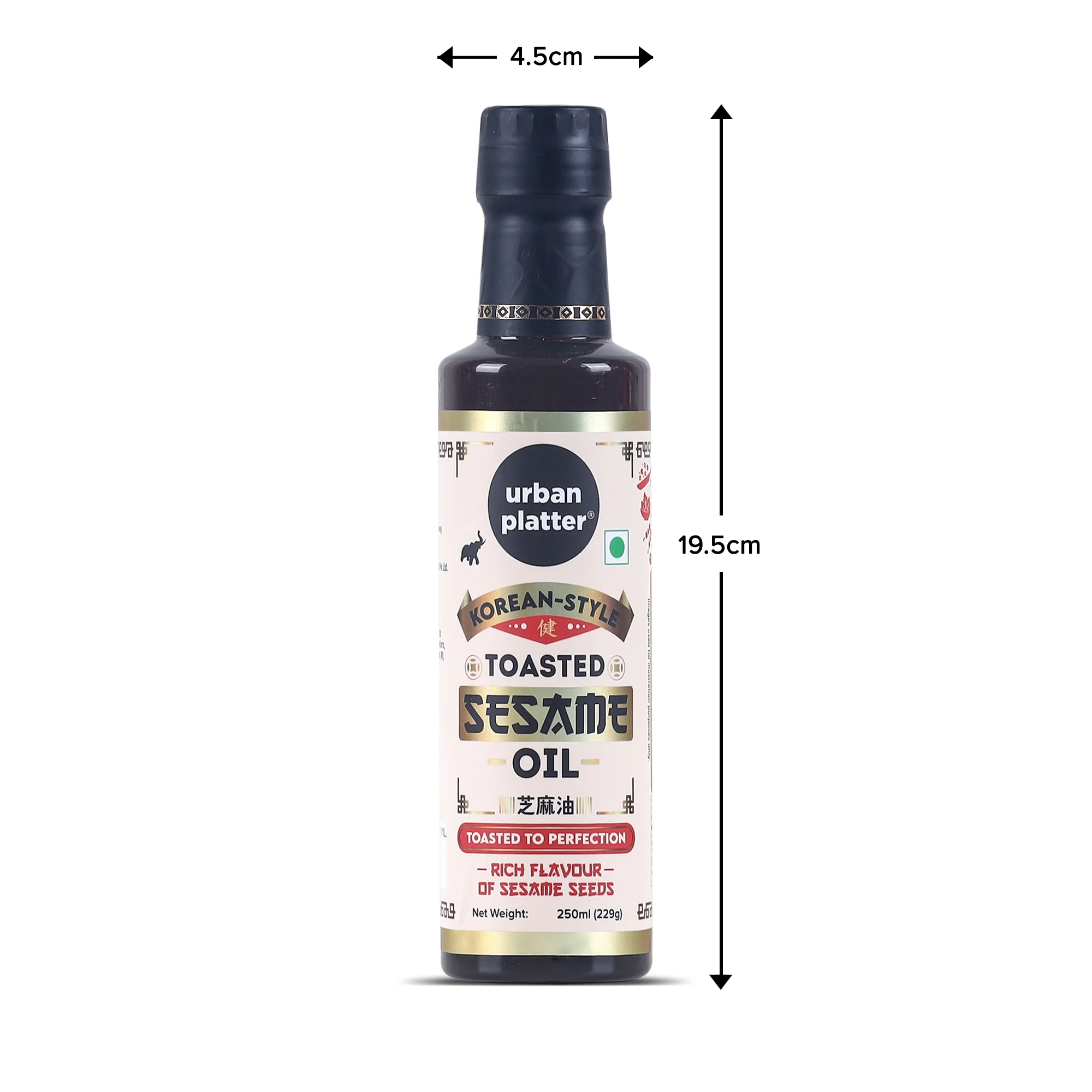 Korean-Style Toasted Sesame Oil, 250ml (Cold-Pressed | Rich Flavour | known as Chamgireum | Perfect finishing oil for all Asian dishes) - Image 10
