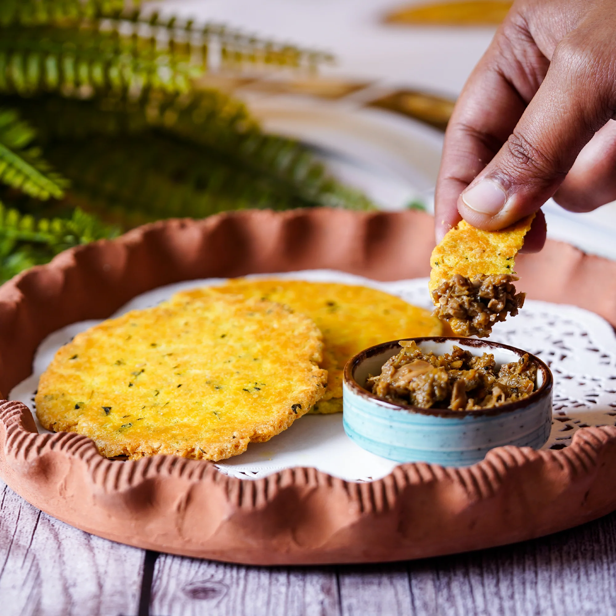 Baked Methi Bhakri, 200g (Wheat Free, Traditional Gujarati Snack) - Image 4