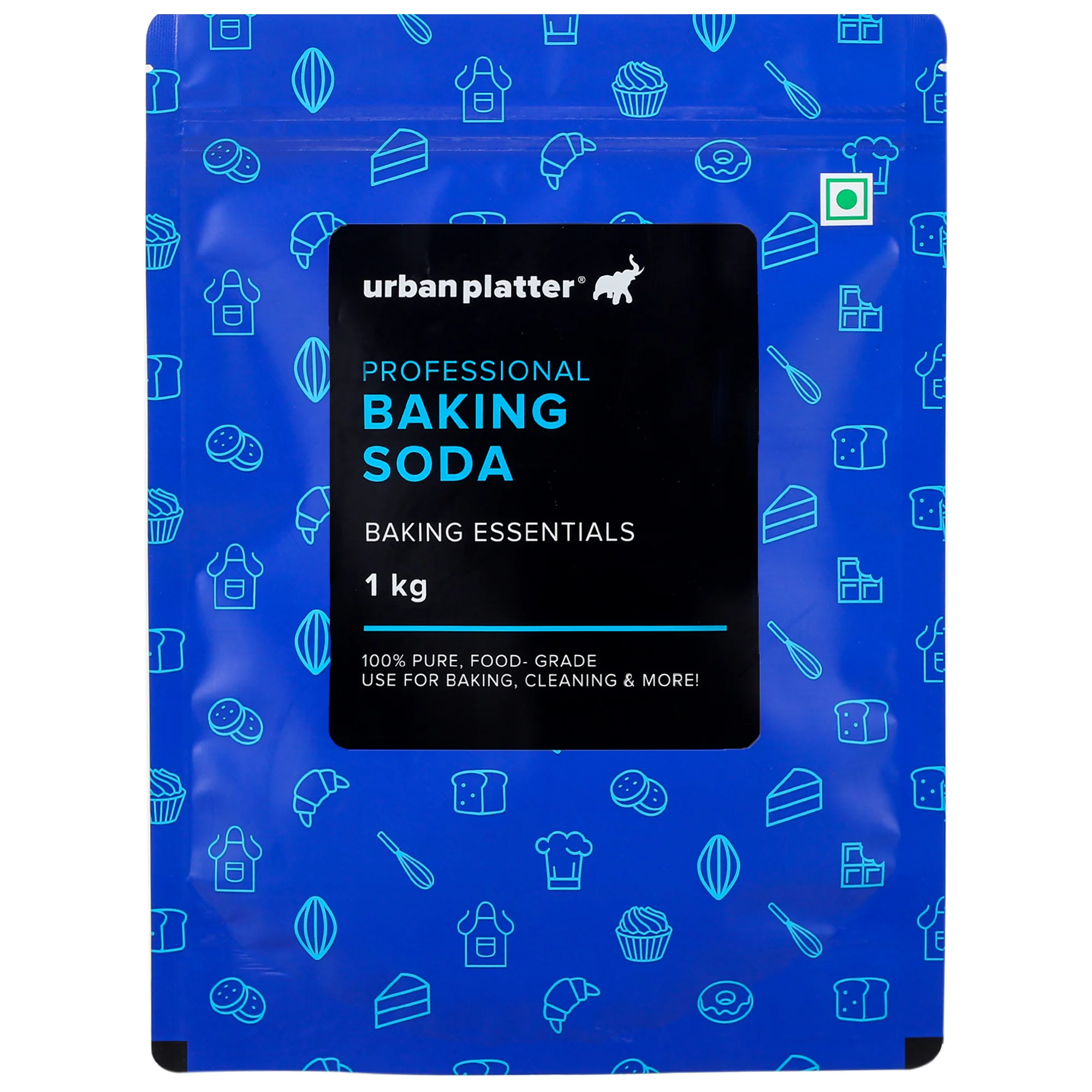 Baking Soda, 1kg (Food-Grade Sodium Bicarbonate | Baking & Cooking Essential | Multi-Use Cleaner)
