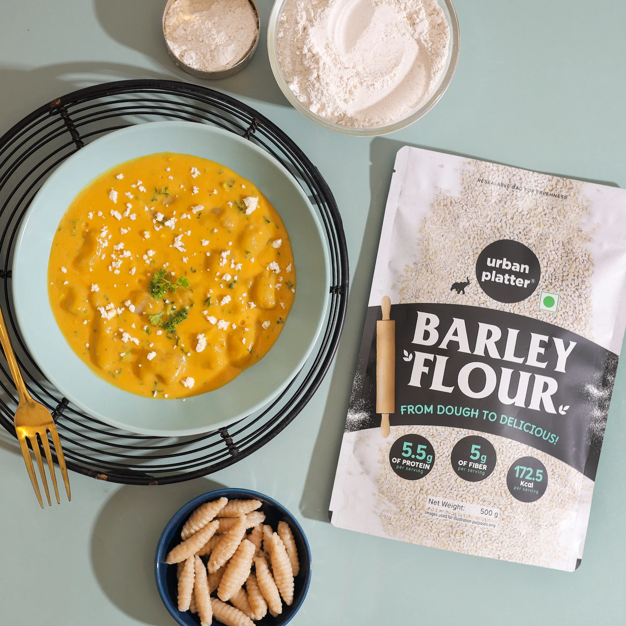 Barley Flour, 500g (Jau Aata | High in Fibre | Nutrient-Rich Pantry Staple) - Image 5