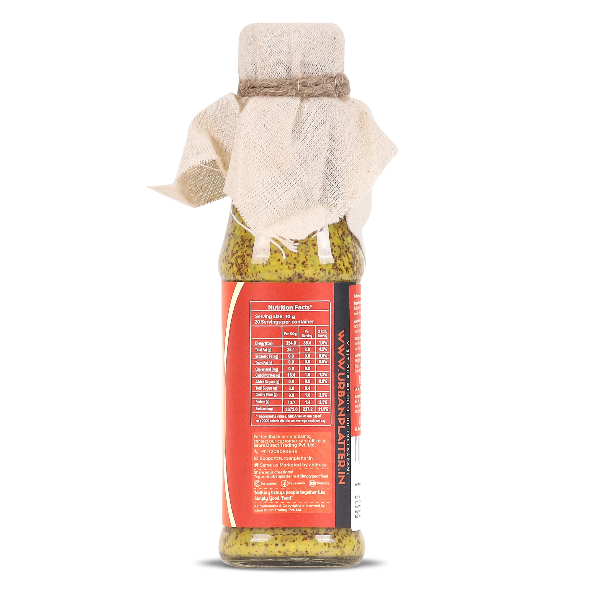Bengal Mustard Kasundi Sauce, 200g - Image 3