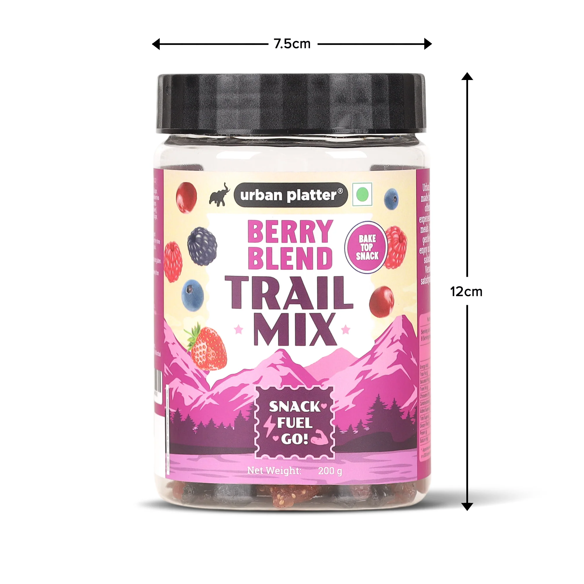 Berry Blend Trail Mix, 200g (Dried Berry Snack Mix with Cranberries, Blueberries & More | Sweet & Tangy Travel-Friendly Snack) - Image 10