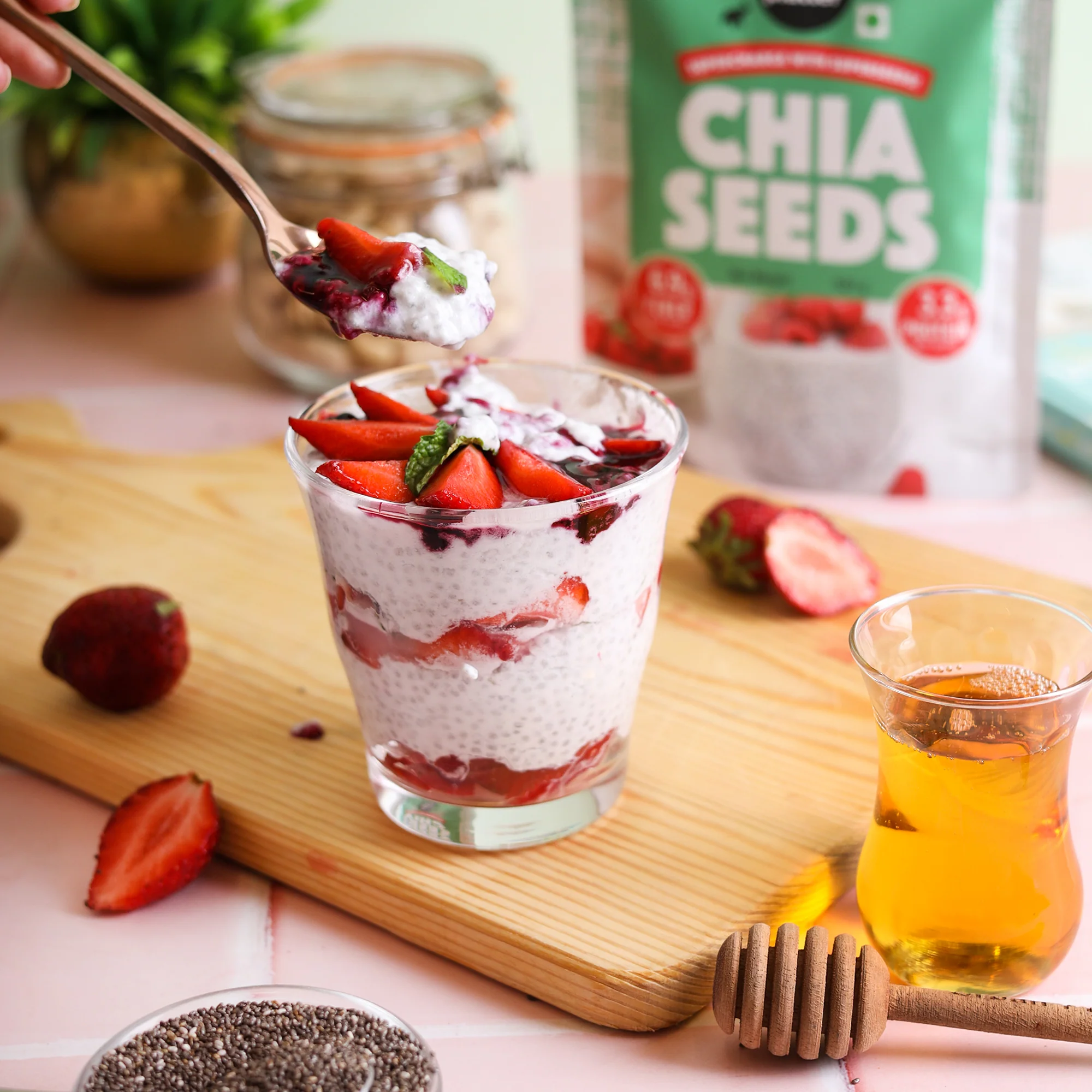 Black Chia Seeds, 1kg (Rich in Omega-3 | Fibre & Protein | Superfood) - Image 5
