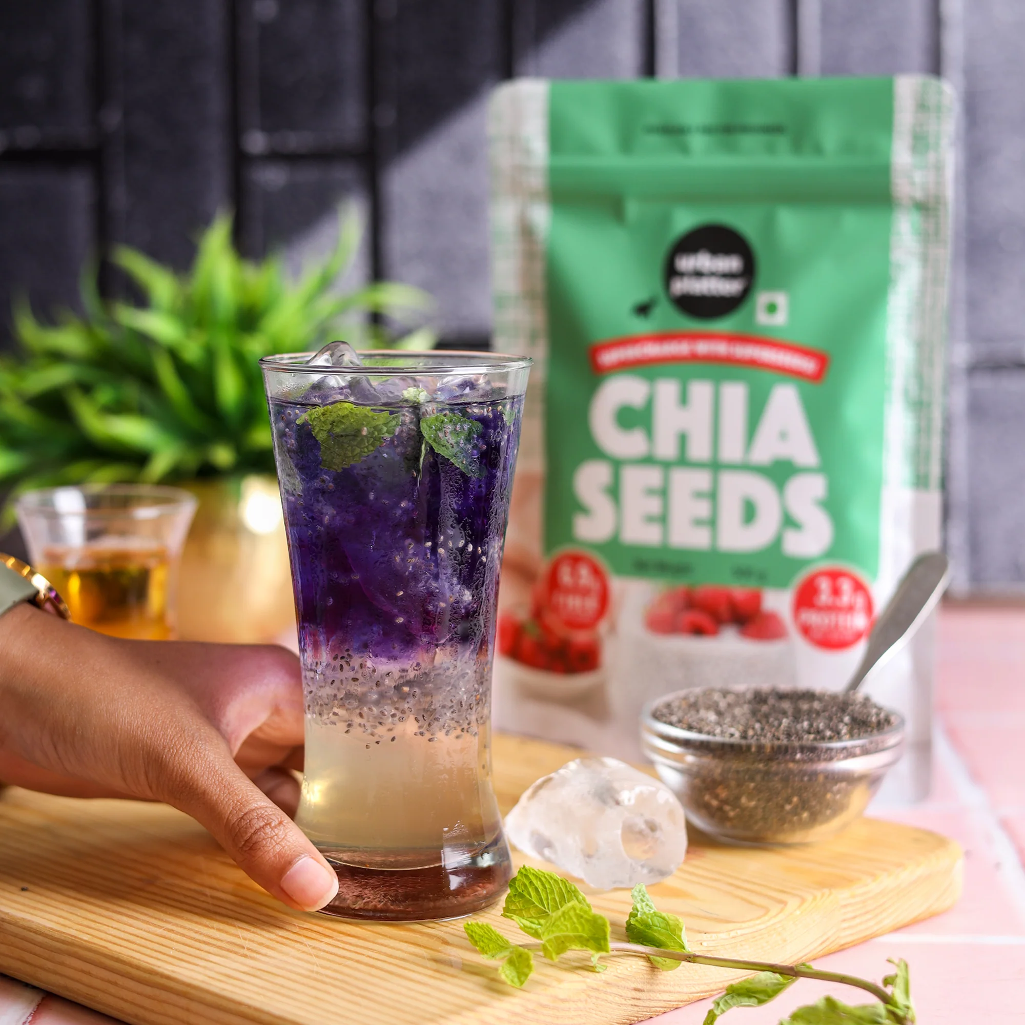 Black Chia Seeds, 1kg (Rich in Omega-3 | Fibre & Protein | Superfood) - Image 7